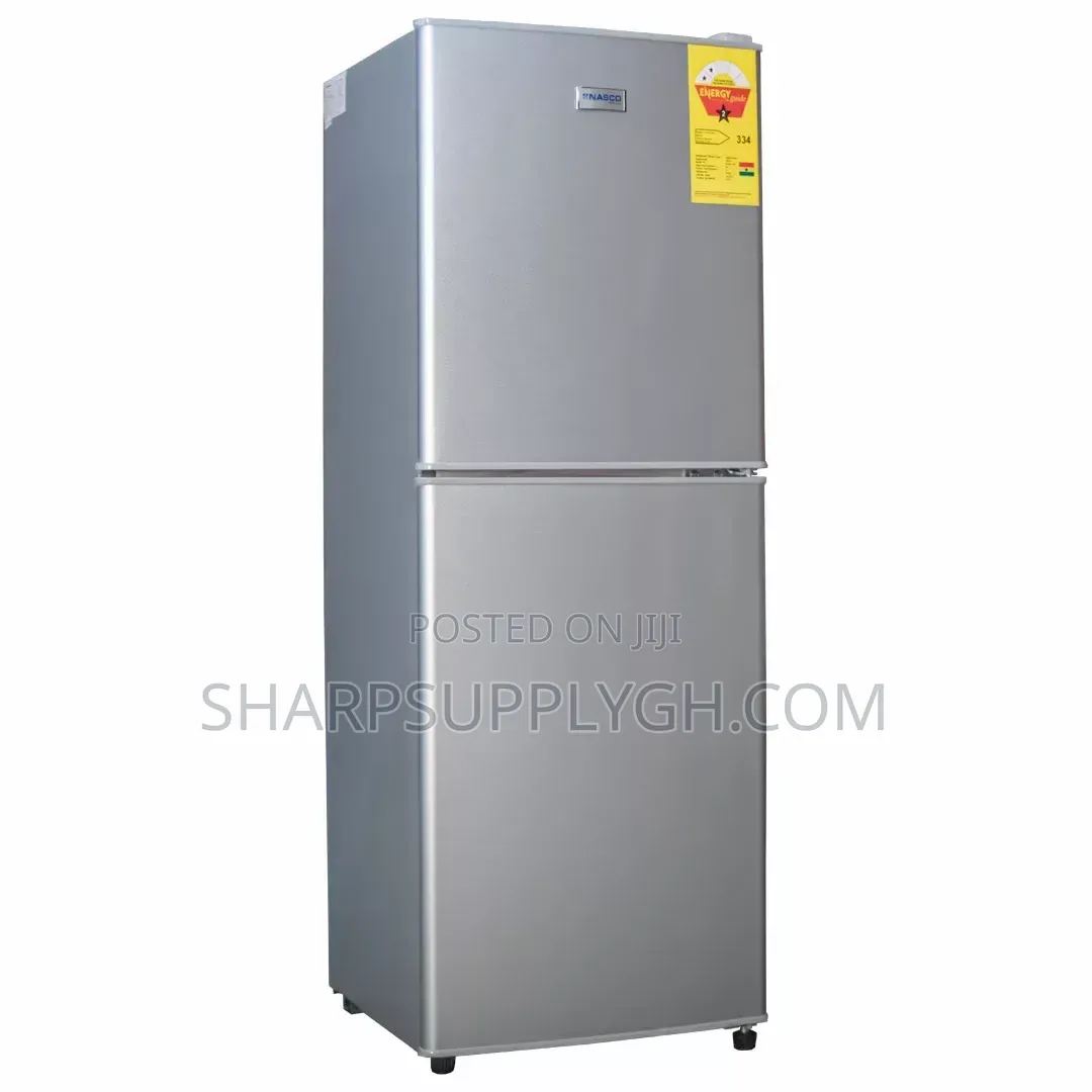 Nasco 116L Double Door Refrigerator