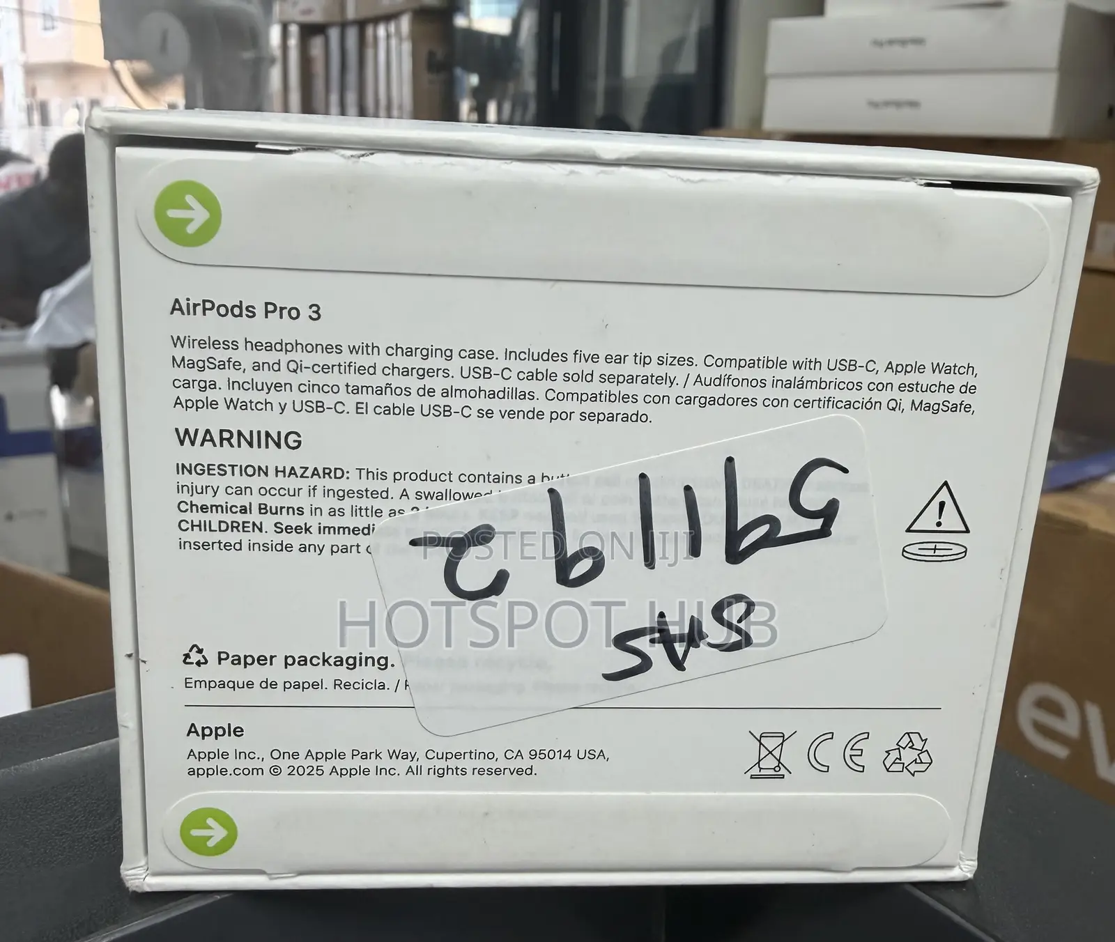 Apple - AirPods Pro 3, Wireless Active Noise Cancelling Earbuds