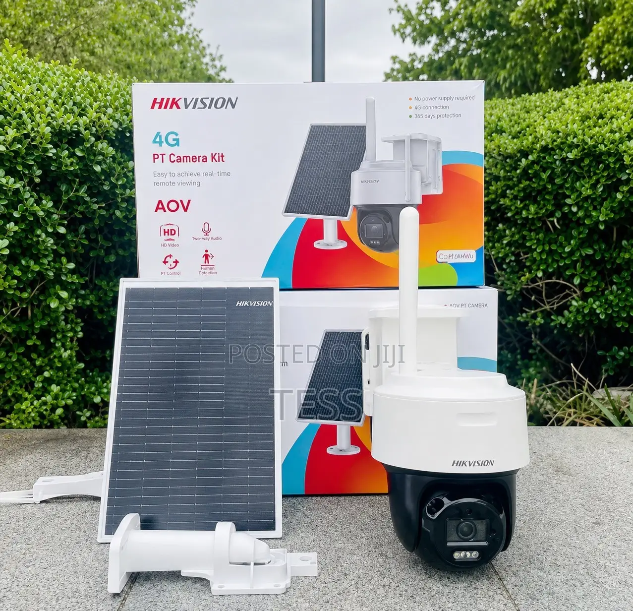 Hikvision Solar 4g Sim Camera SP4 Mini PTZ 4mp Ds-2cfsp4/4g