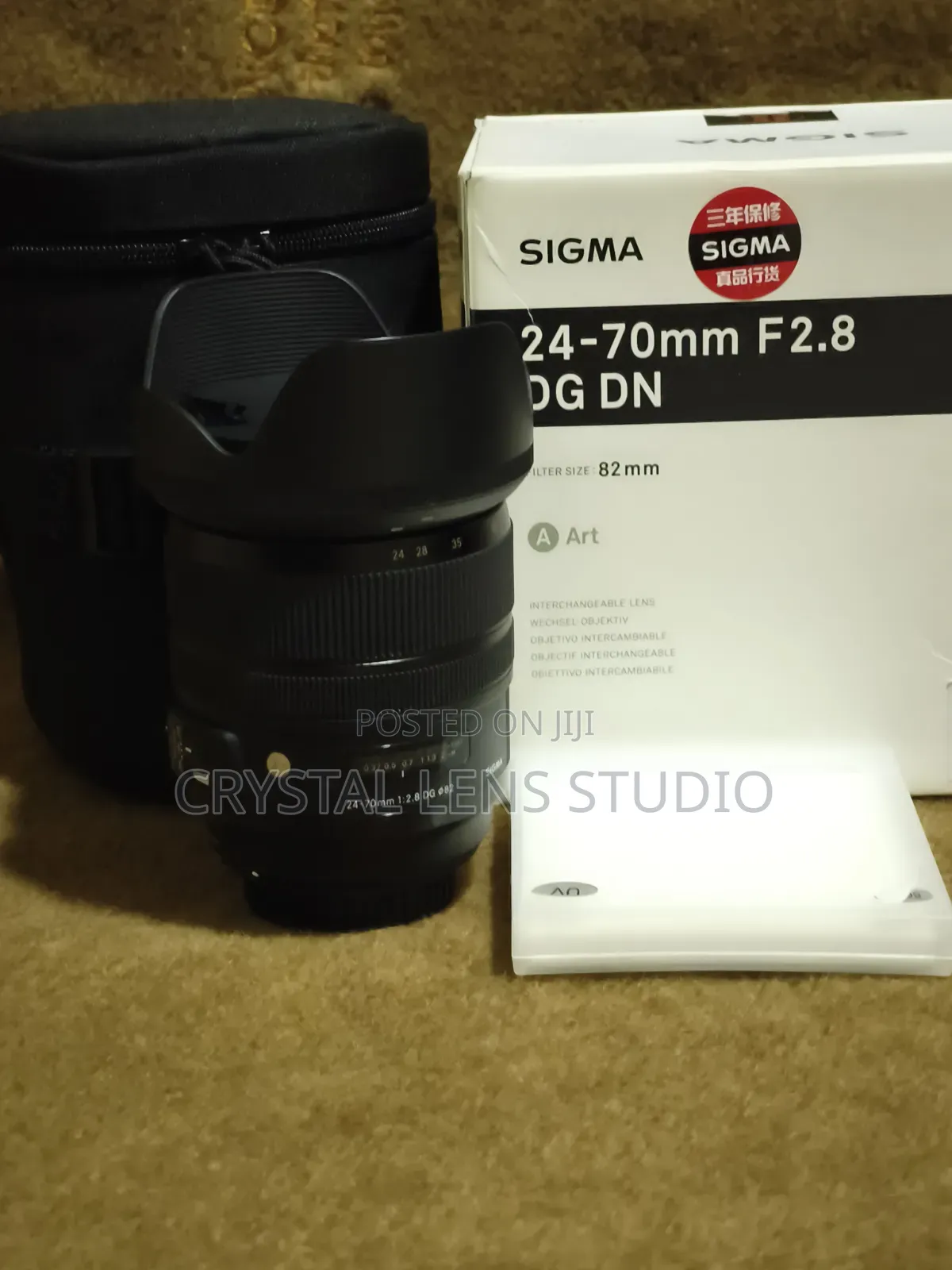 99% New Sigma 24-70mm F2.8 Dg Art Ef Mount