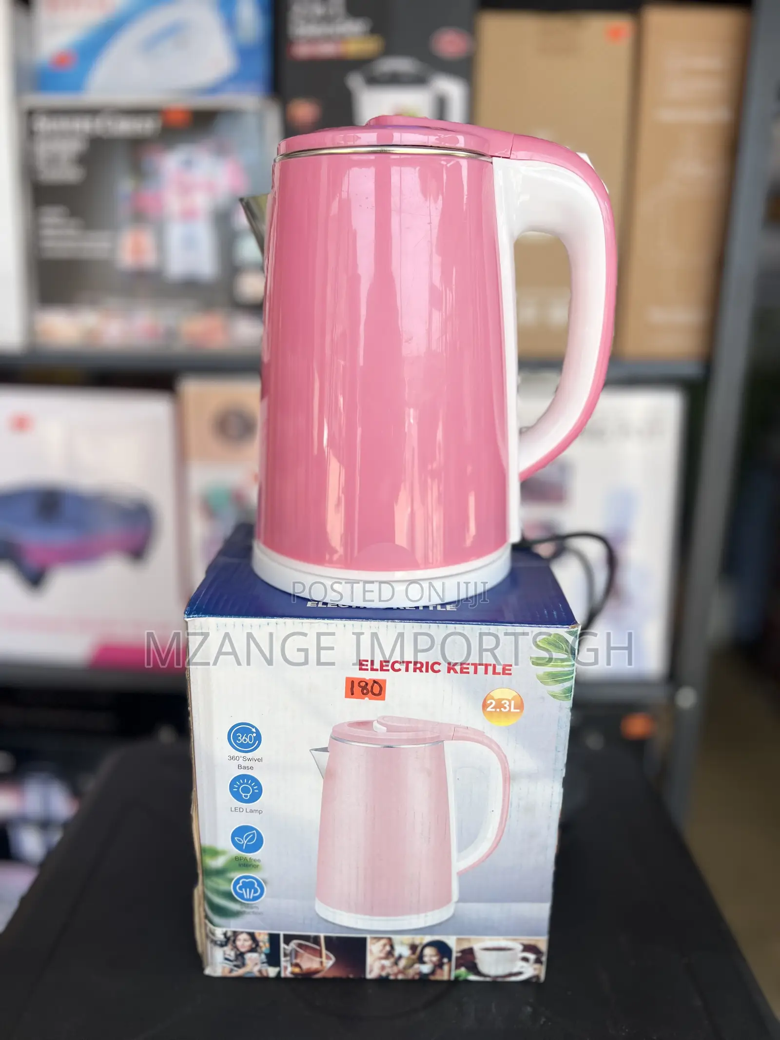 2.3l Pink Kettle