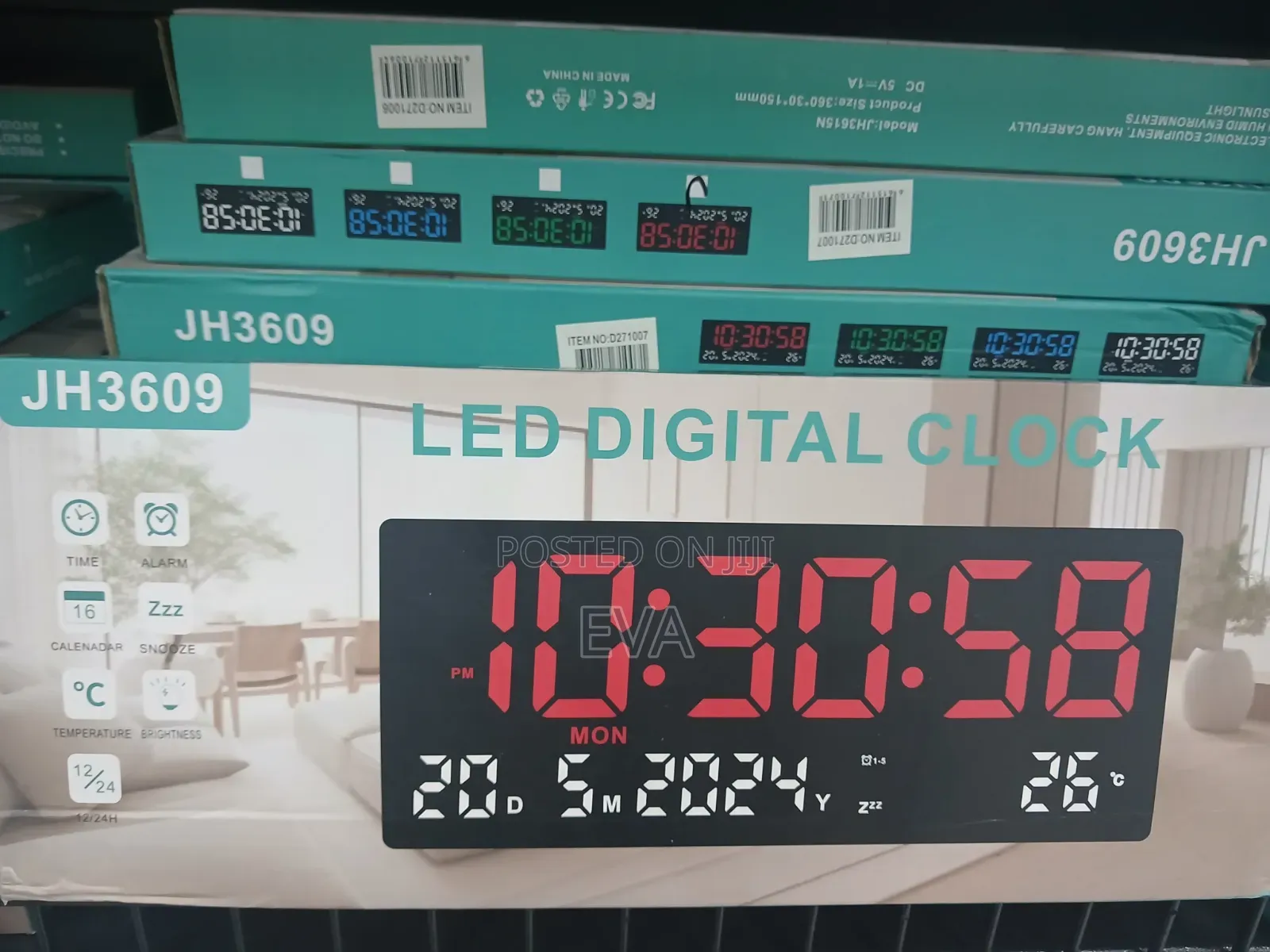 36*16cm Digital Clock
