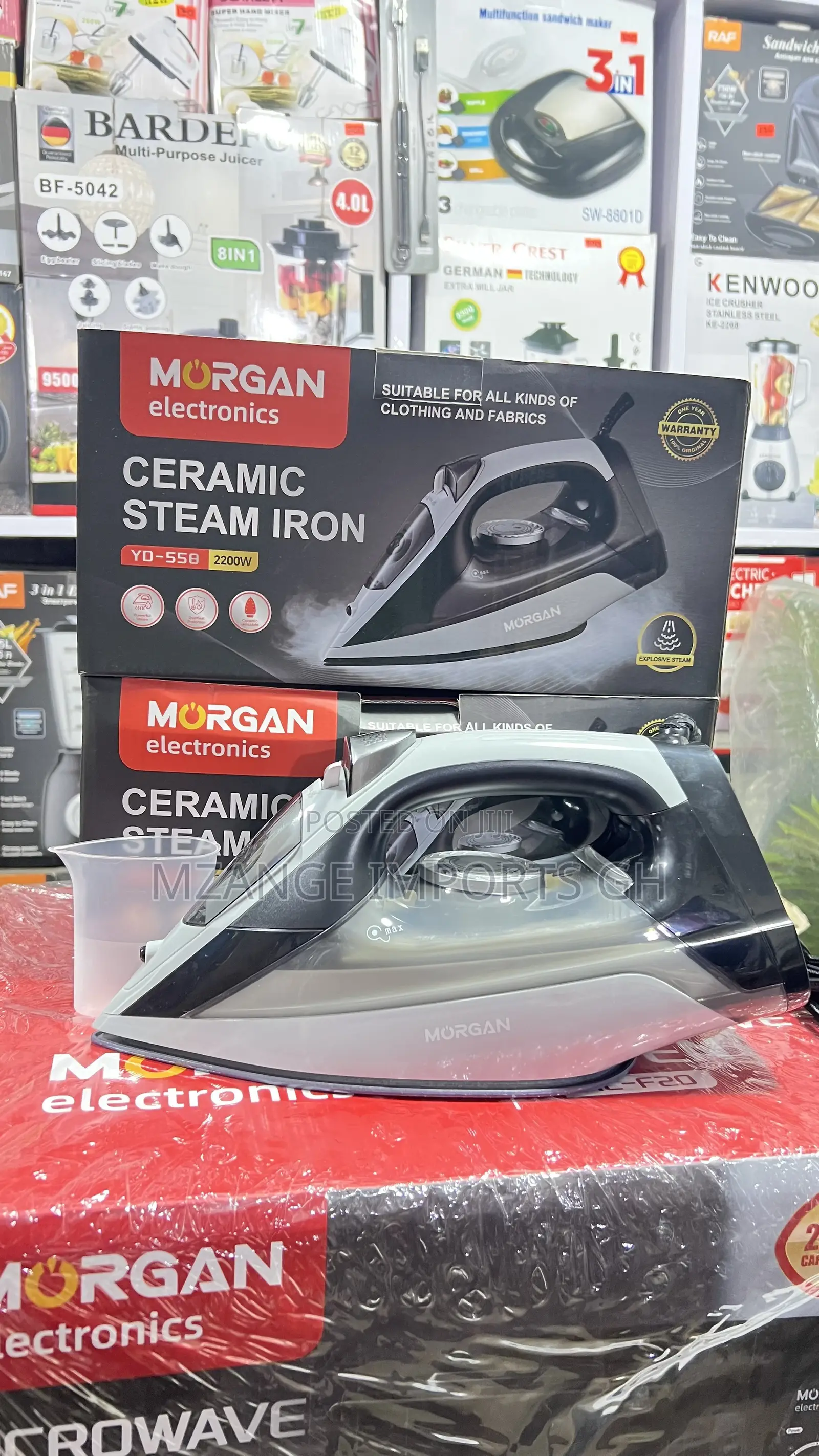 Morgan Ceramic Power Steam Iron 2200W