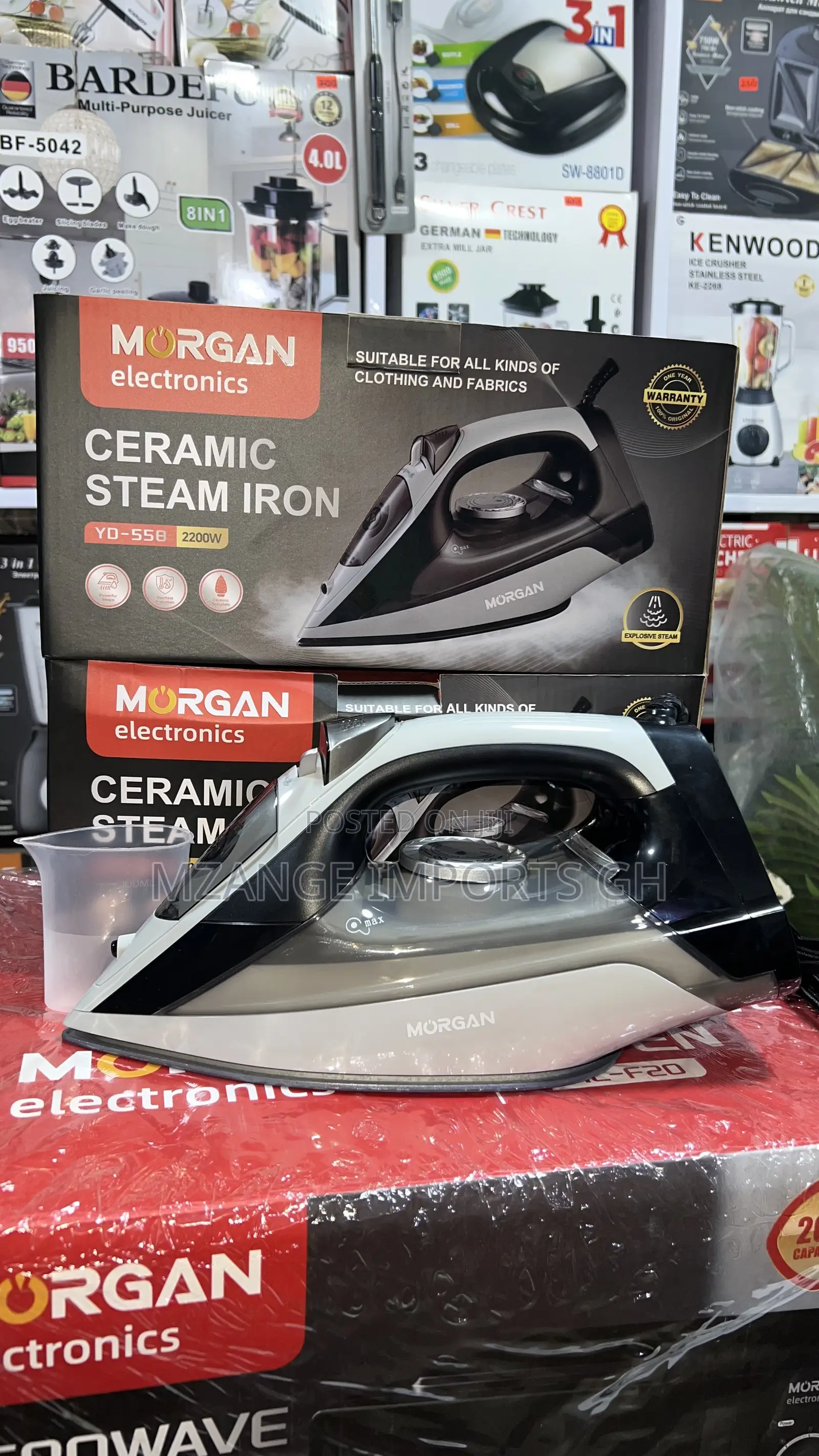 Morgan Ceramic Power Steam Iron 2200W