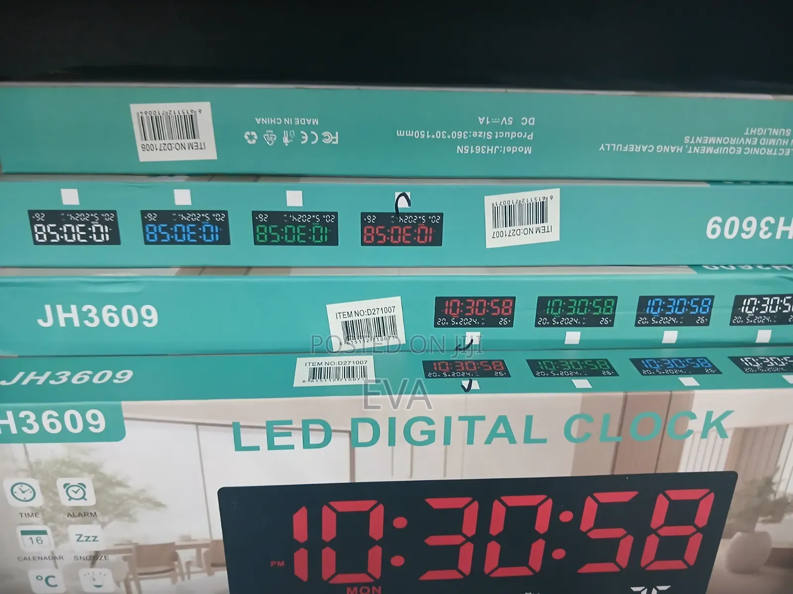 36*16cm Digital Clock