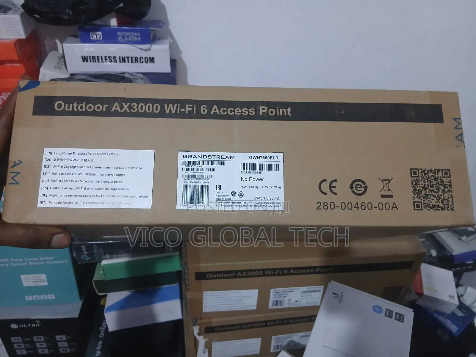 Grandstream Ax3000 Wi-Fi 6 Access Point Long Range