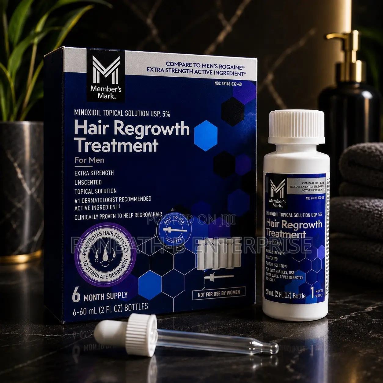🔥 Member’s Mark 5% Minoxidil – 6 Month Hair Regrowth Treatment