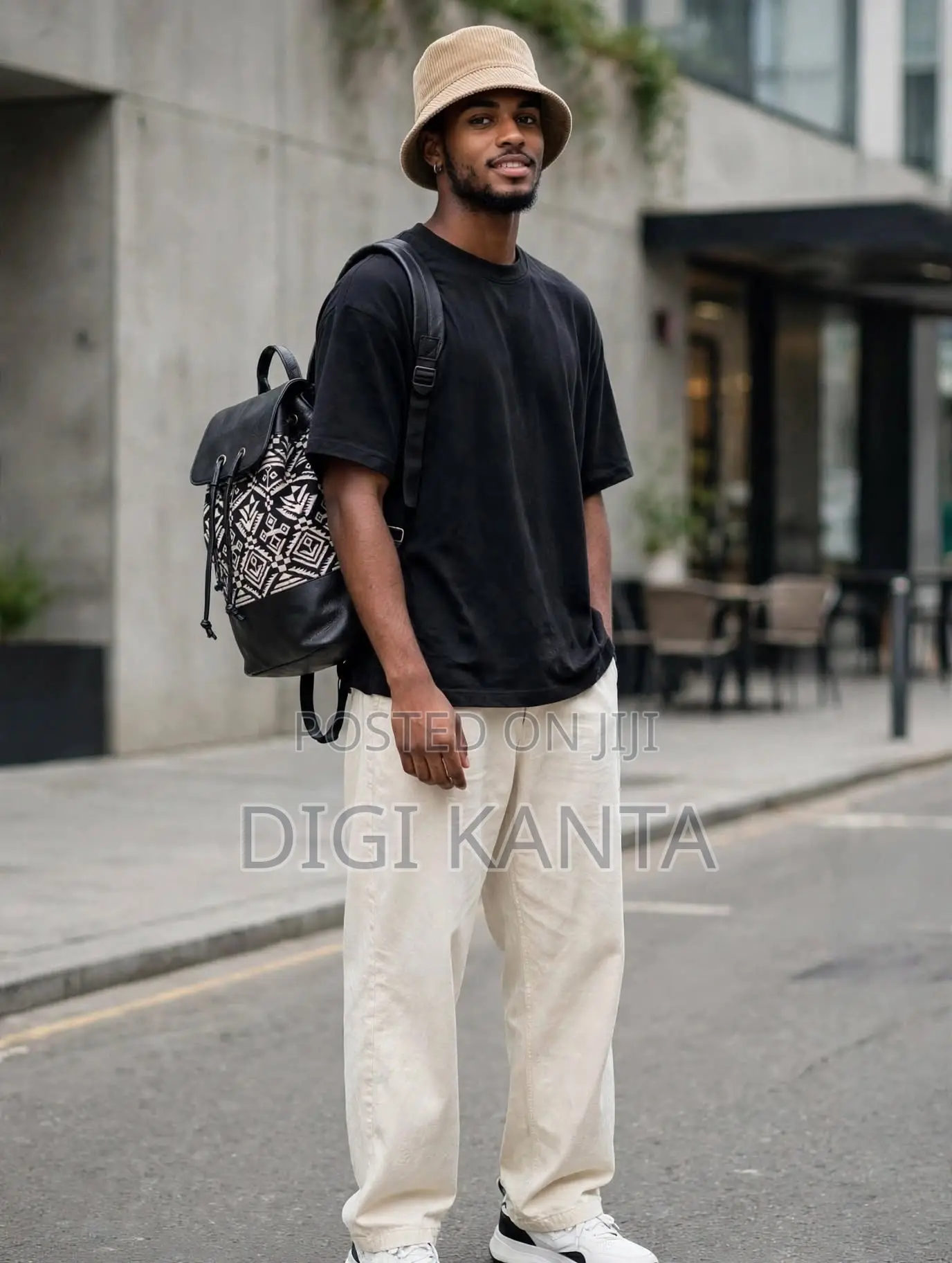Handmade Crochet Backpack - Unisex Ghana Made