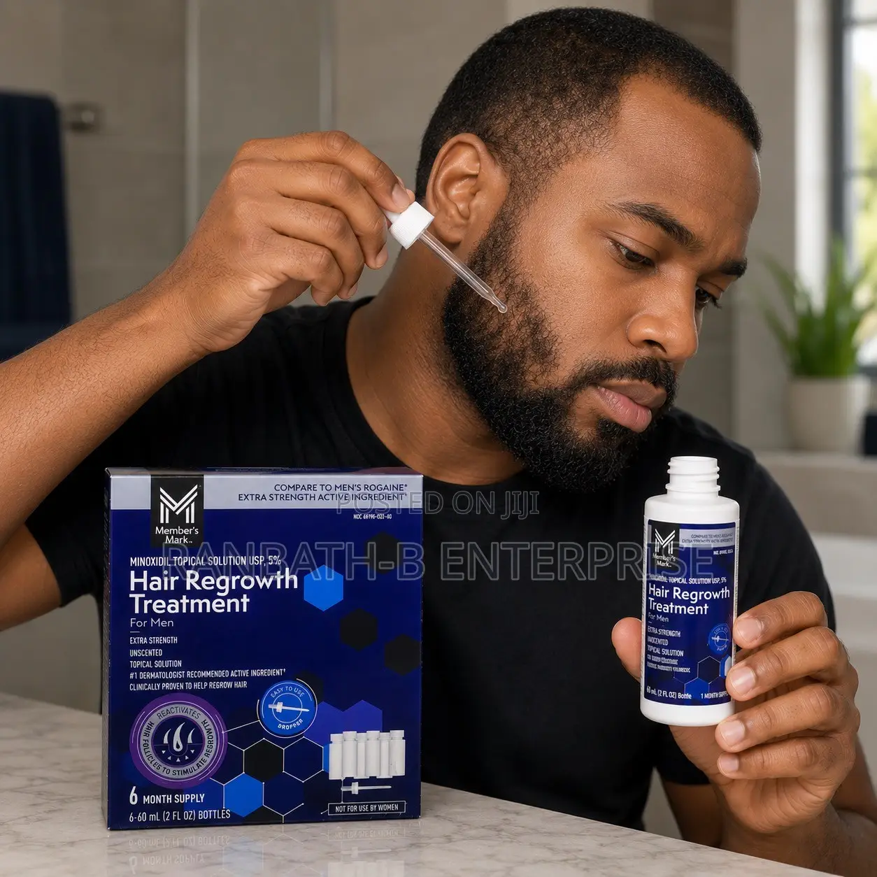 💯 5% Minoxidil for Men – Extra Strength Hair Treatment