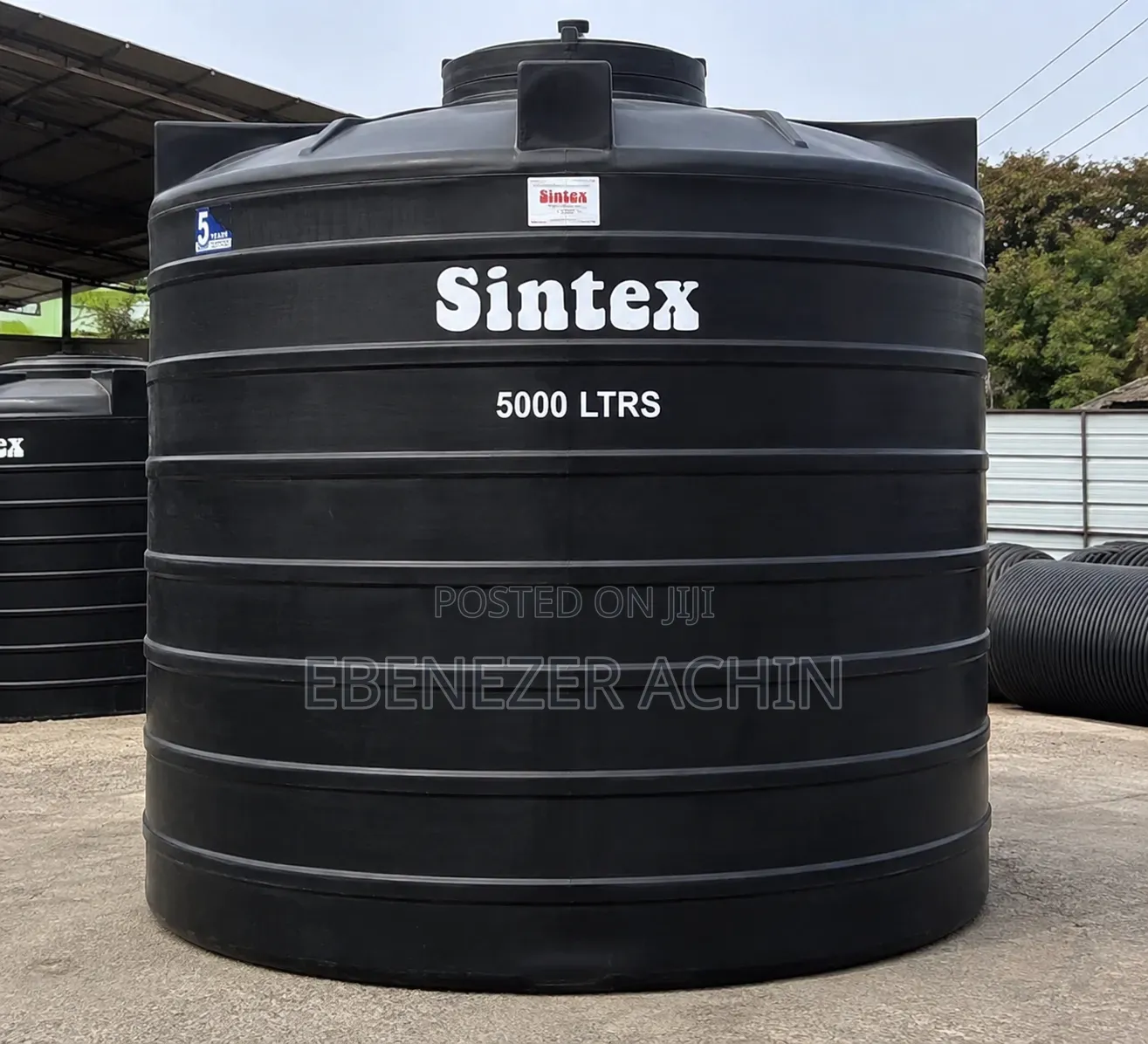 Slightly Used 5000Ltr Sintex Tank