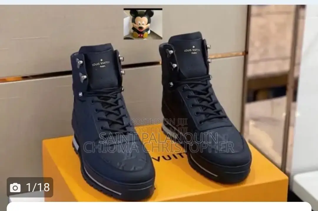 Louis Vuitton Monogram High-Top Sneakers