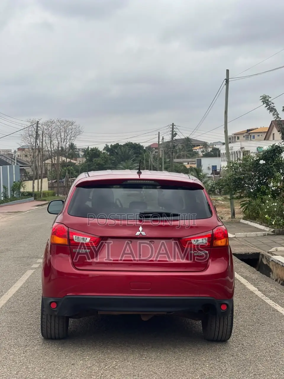 Mitsubishi Outlander SE 4dr SUV AWD (2.4L 4cyl CVT) 2015 Red