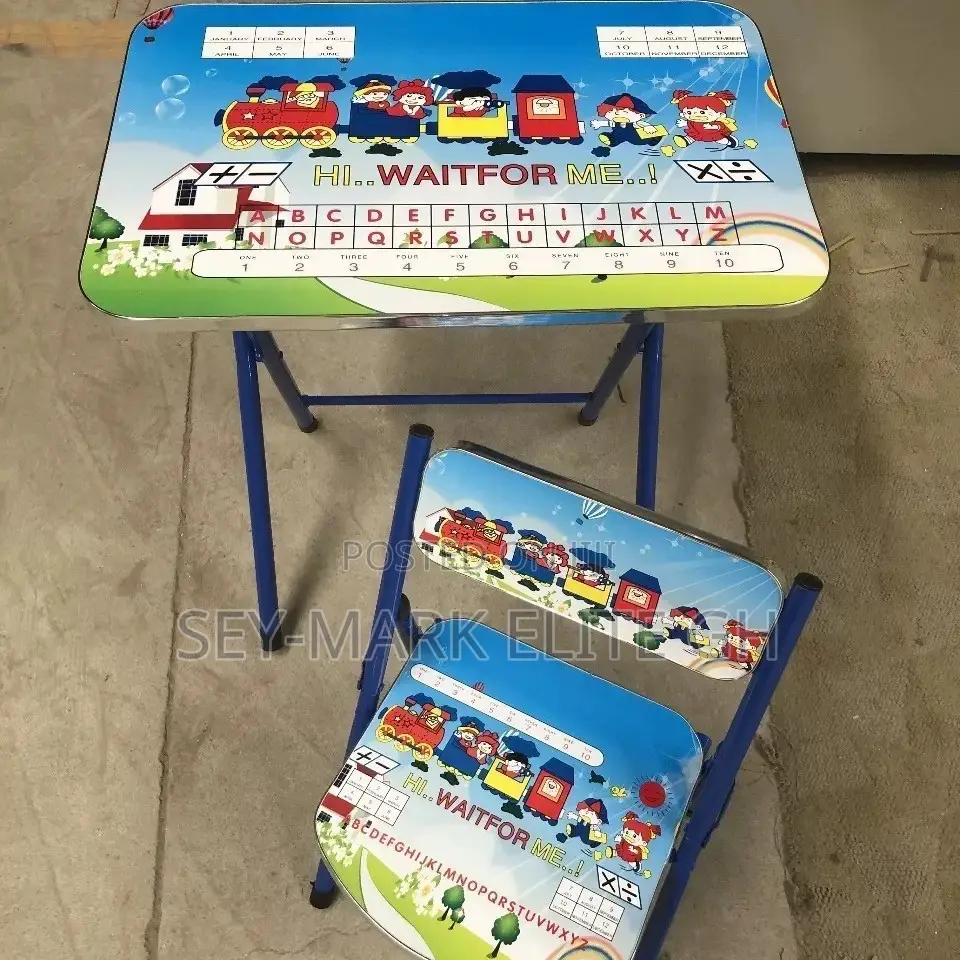 Foldable Kids Study Table & Chair