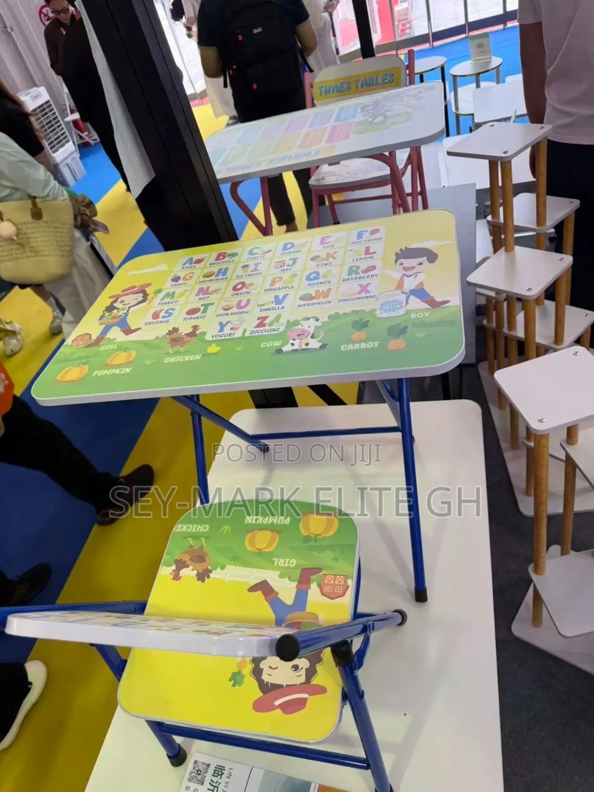 Foldable Kids Study Table & Chair