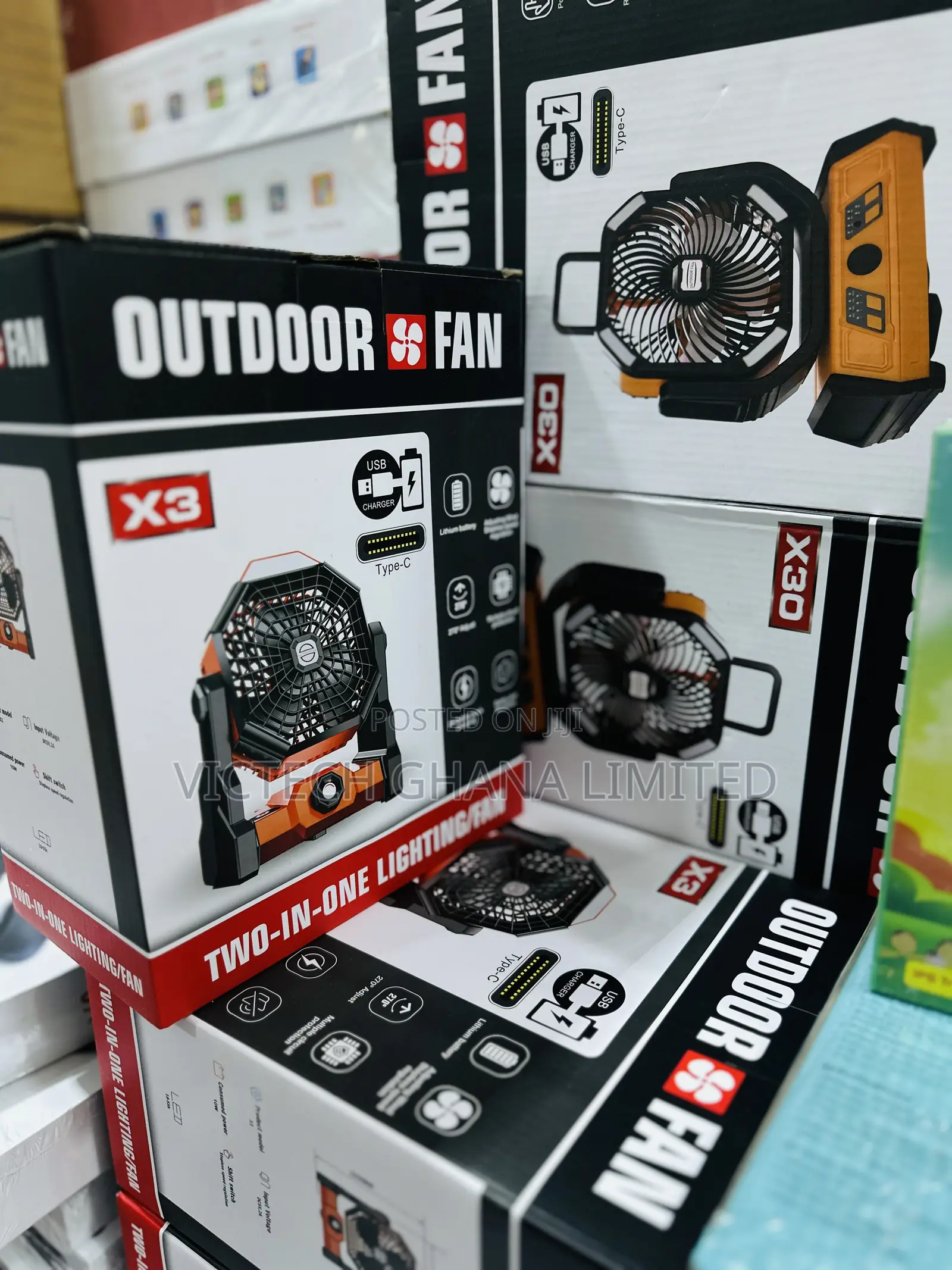 X3 Outdoor Rechargeable Fan