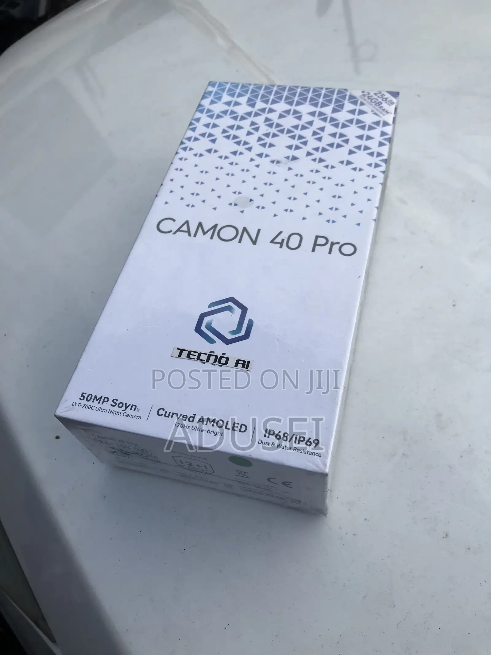 New Tecno Camon 40 Pro 5G 256 GB Black
