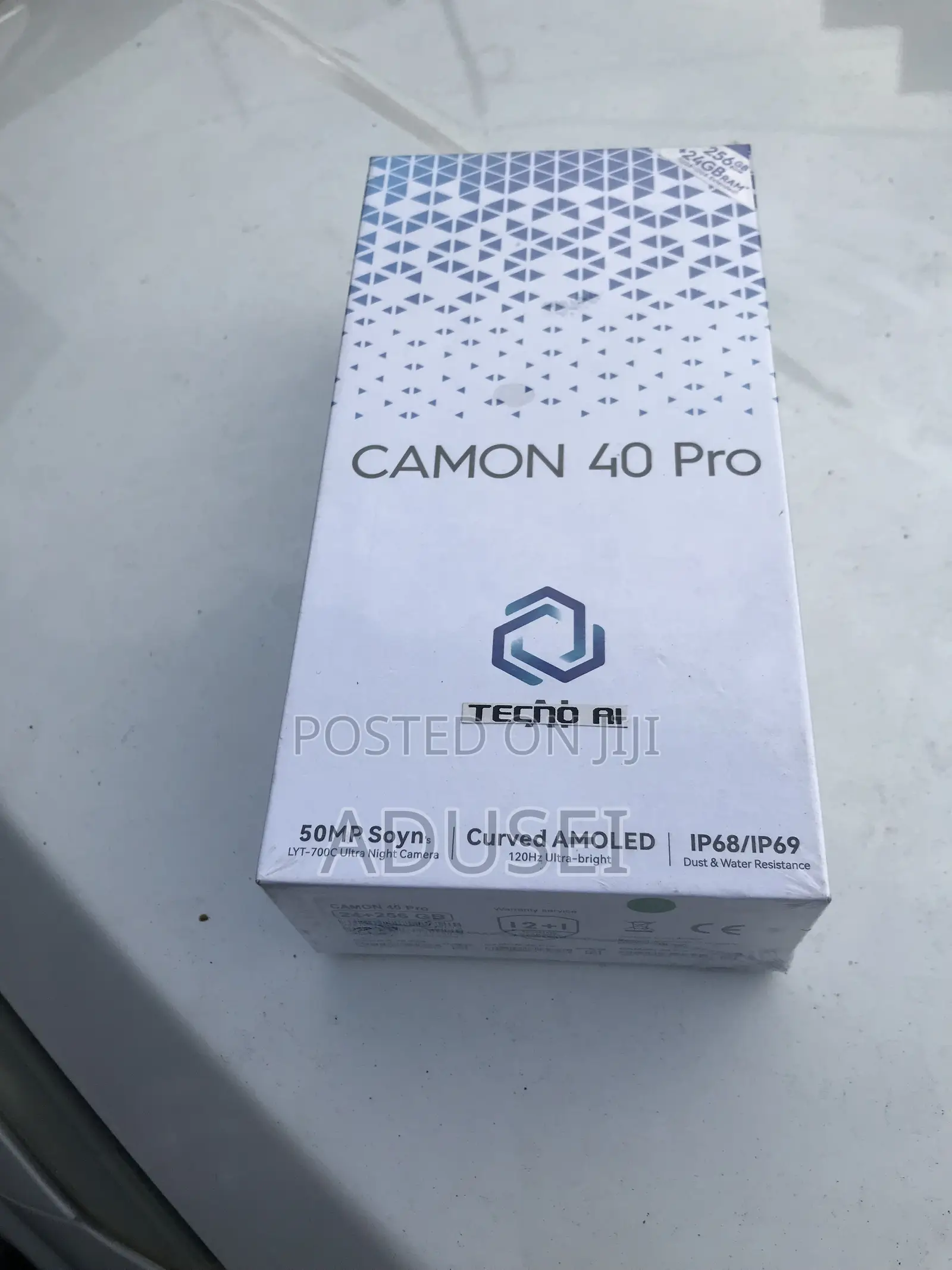 New Tecno Camon 40 Pro 5G 256 GB Black