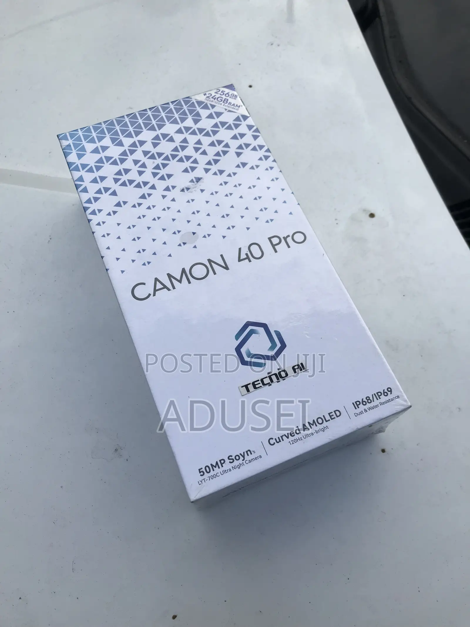New Tecno Camon 40 Pro 5G 256 GB Black