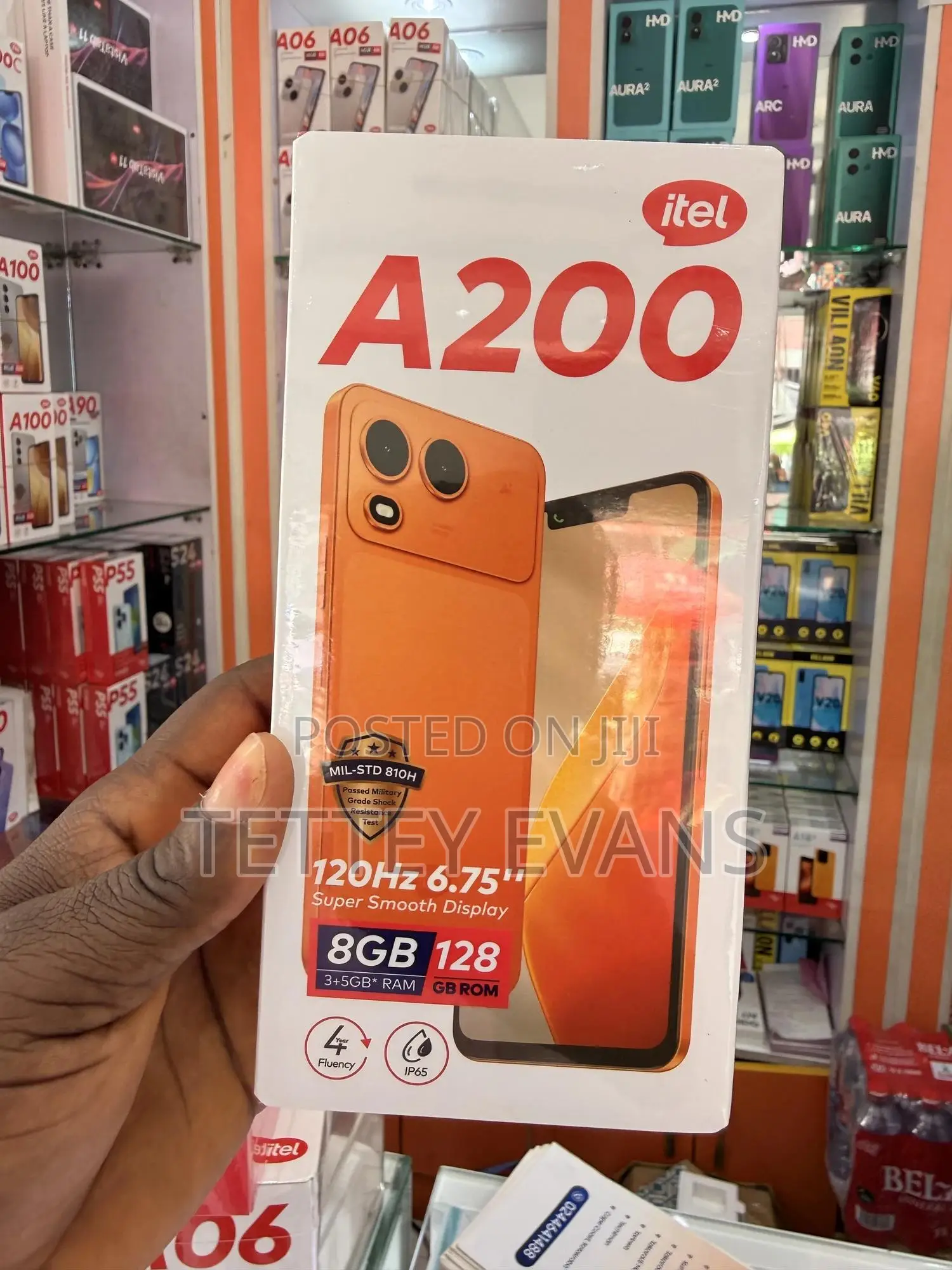 New Itel A200+ 128 GB Silver