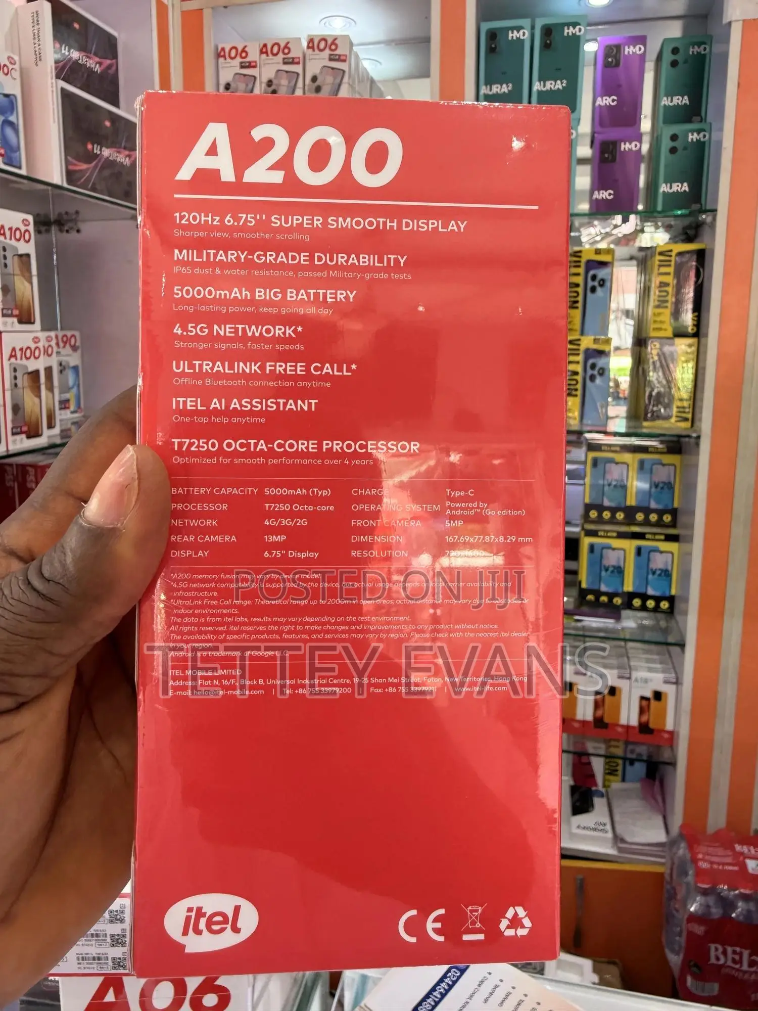 New Itel A200+ 128 GB Silver