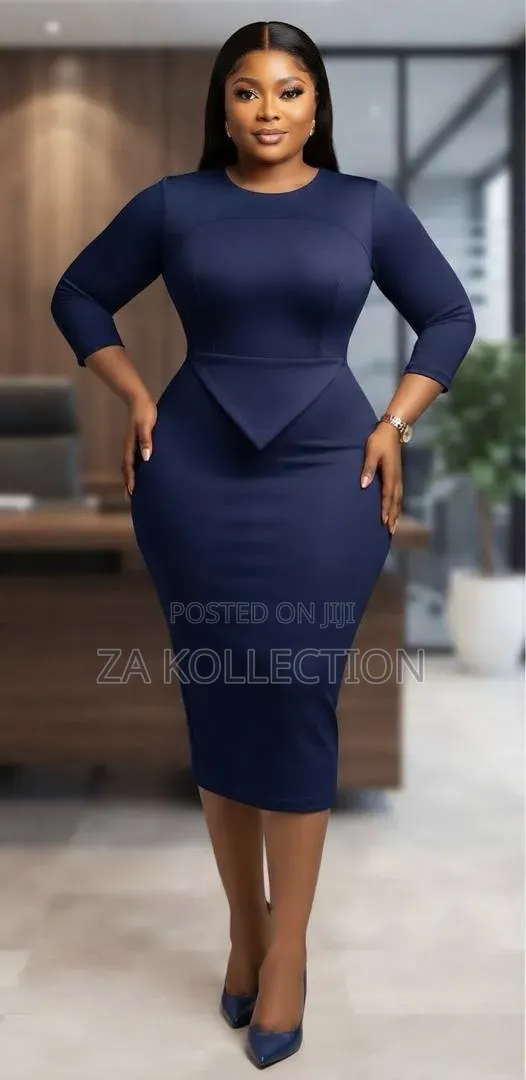 Ladies Body Fitted Office Dress