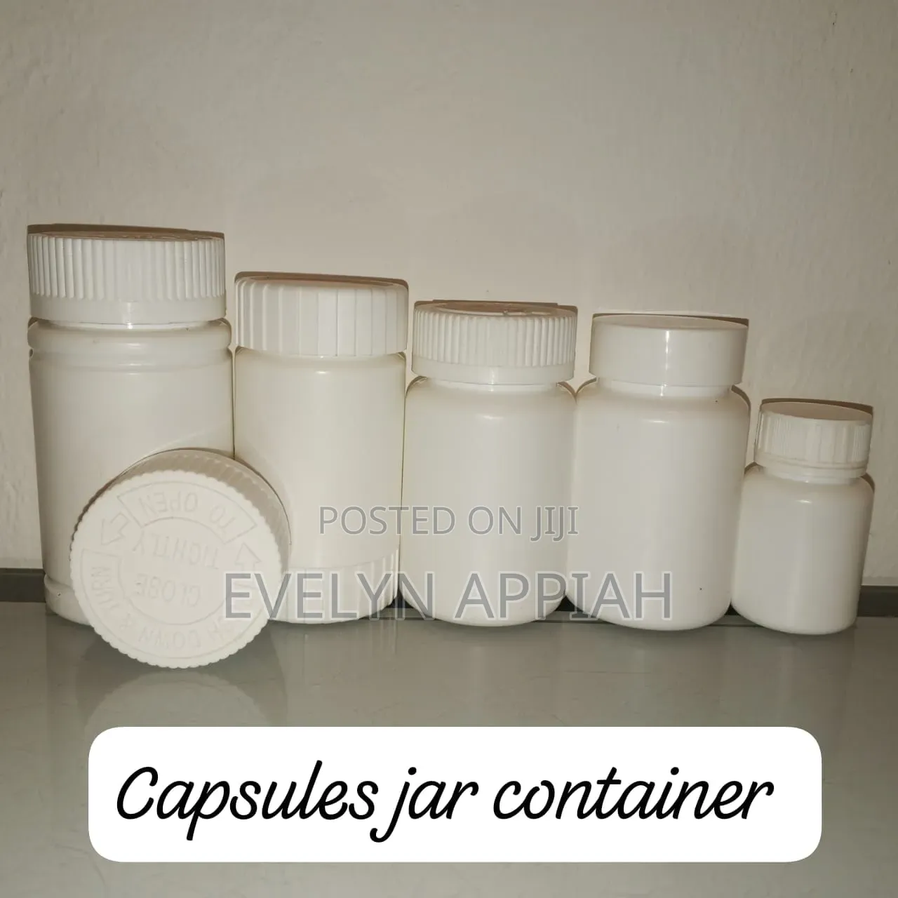 Bamboo Capsules Container