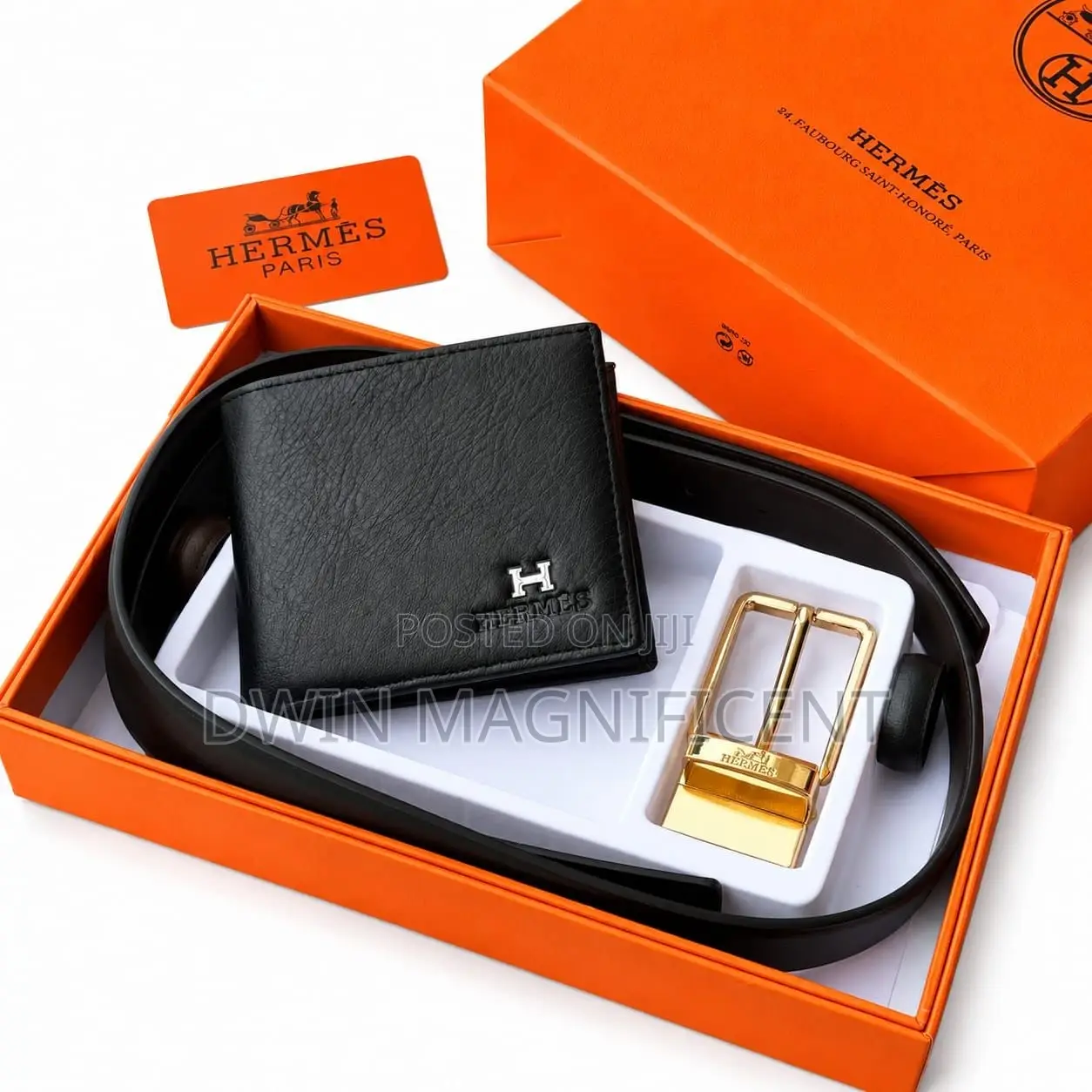 Special Hermes Wallet + -Belt