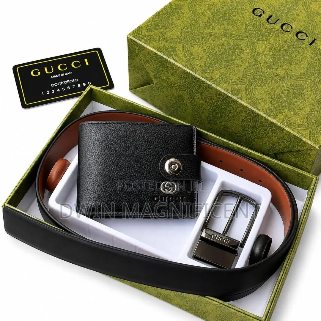 Special Gucci Wallet + Belt