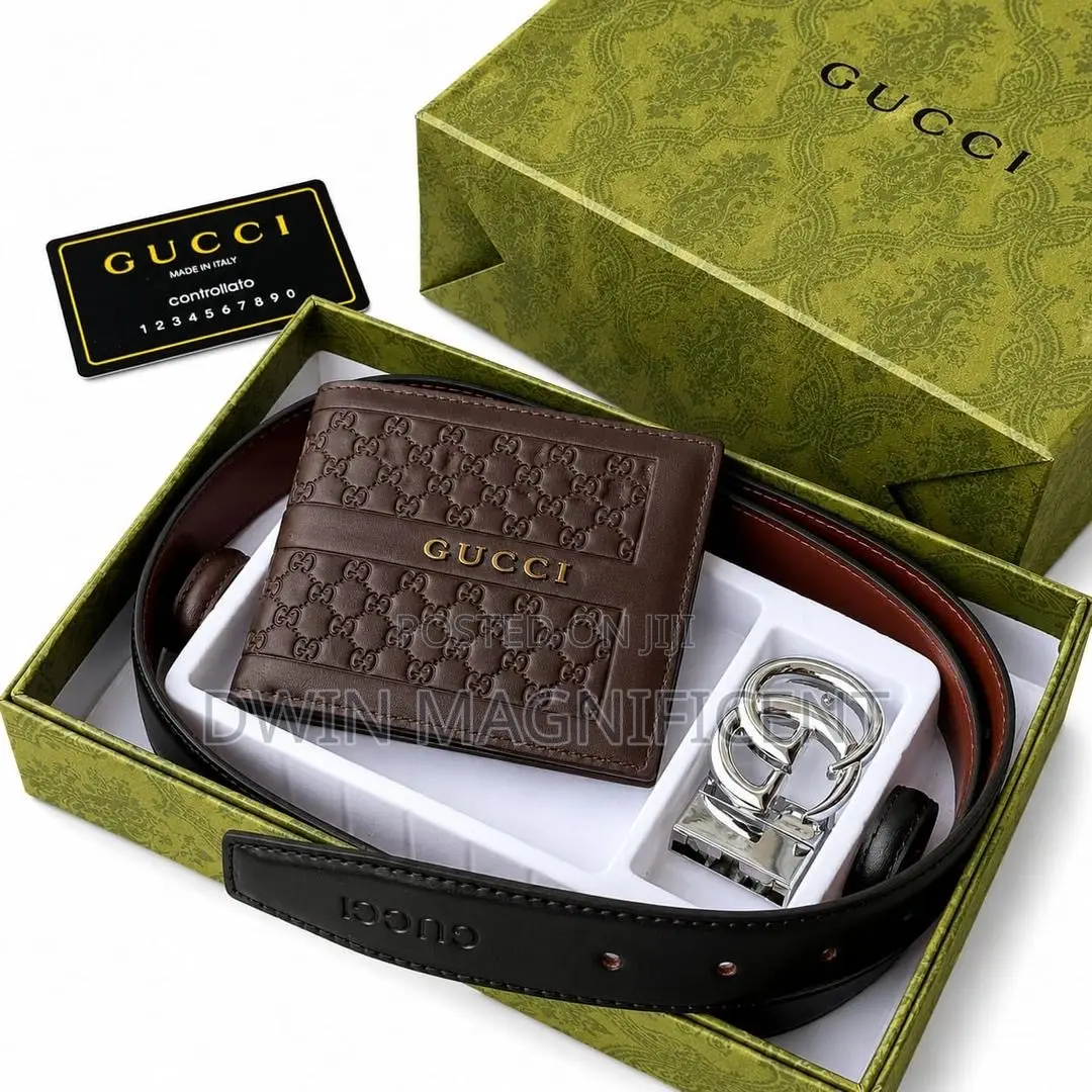Special Gucci Wallet + Belt