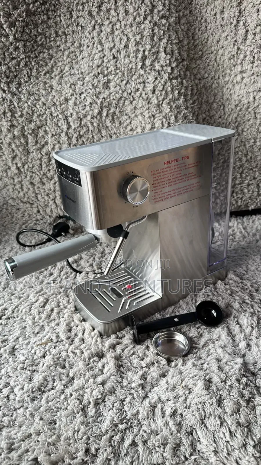 Barita Espresso 15 Bar Coffee Machine - Blaupunkt Uk