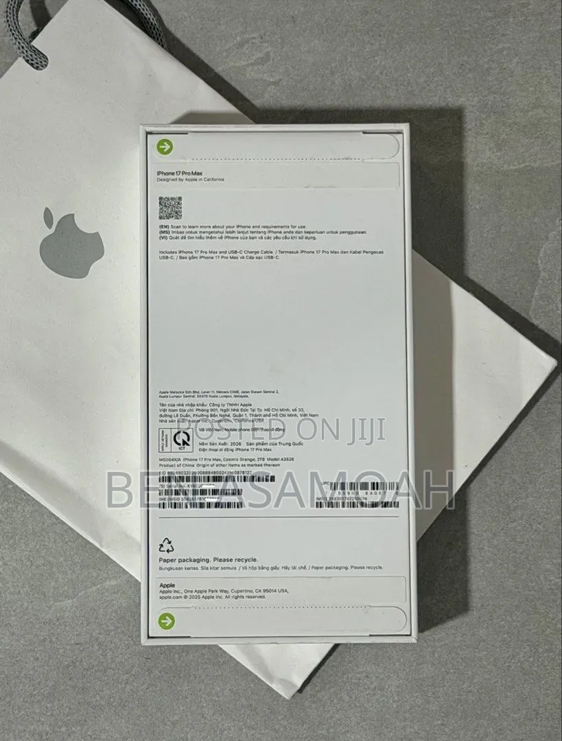New Apple iPhone 17 Pro Max 1 TB Orange
