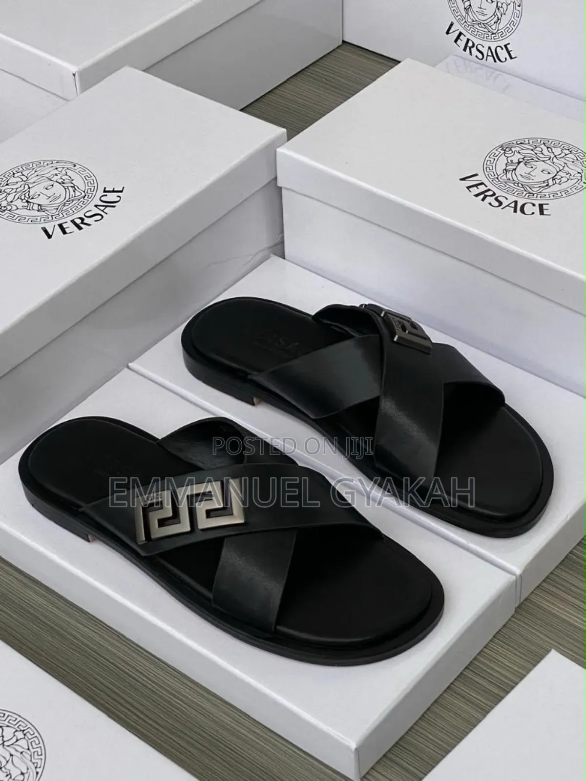 Versace, Hermes, Christians Louboutin Louis Vuitton Slippers