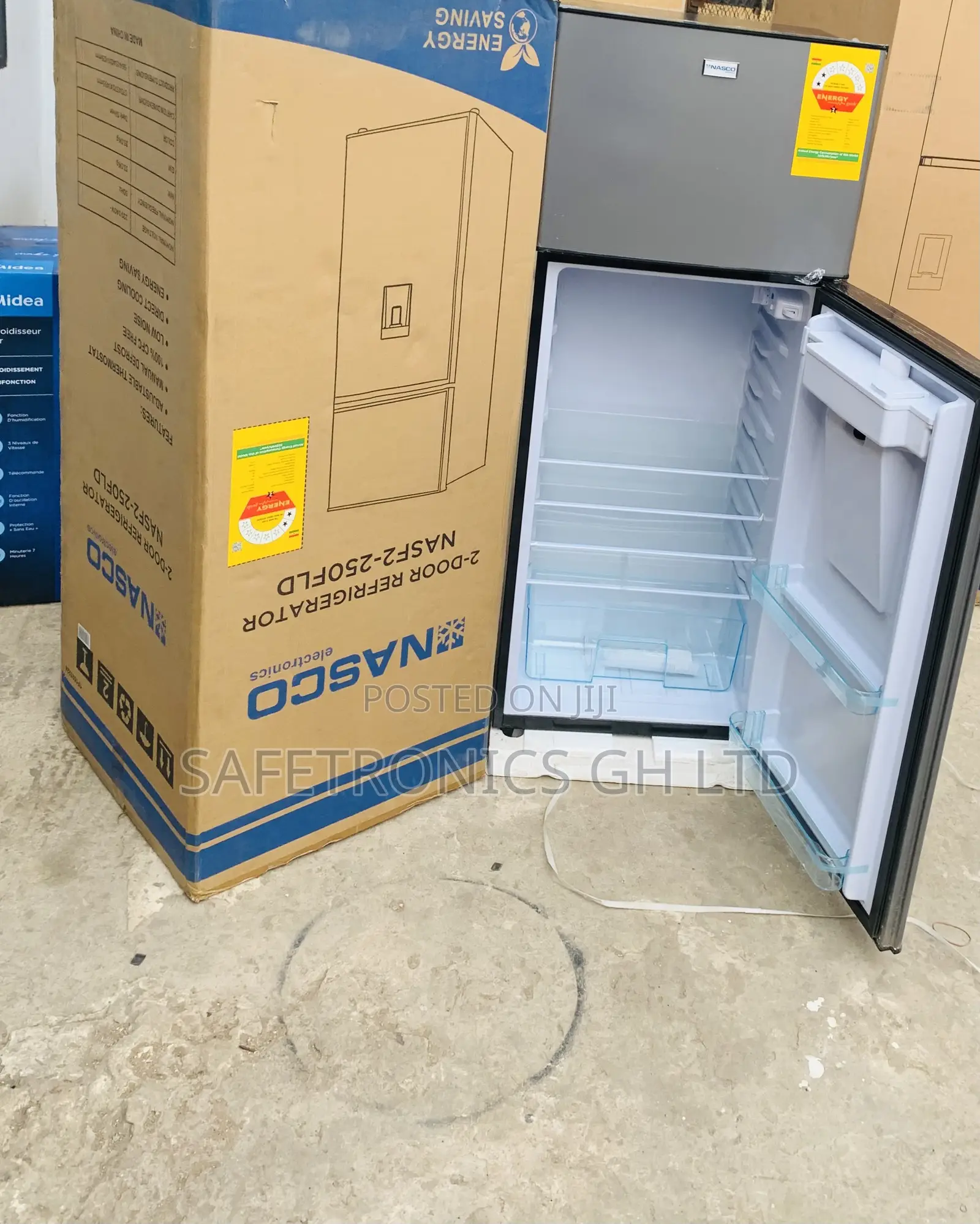 Fresh Sealed Nasco 210Ltrs Top Mounted Freezer NASF2-250FLD