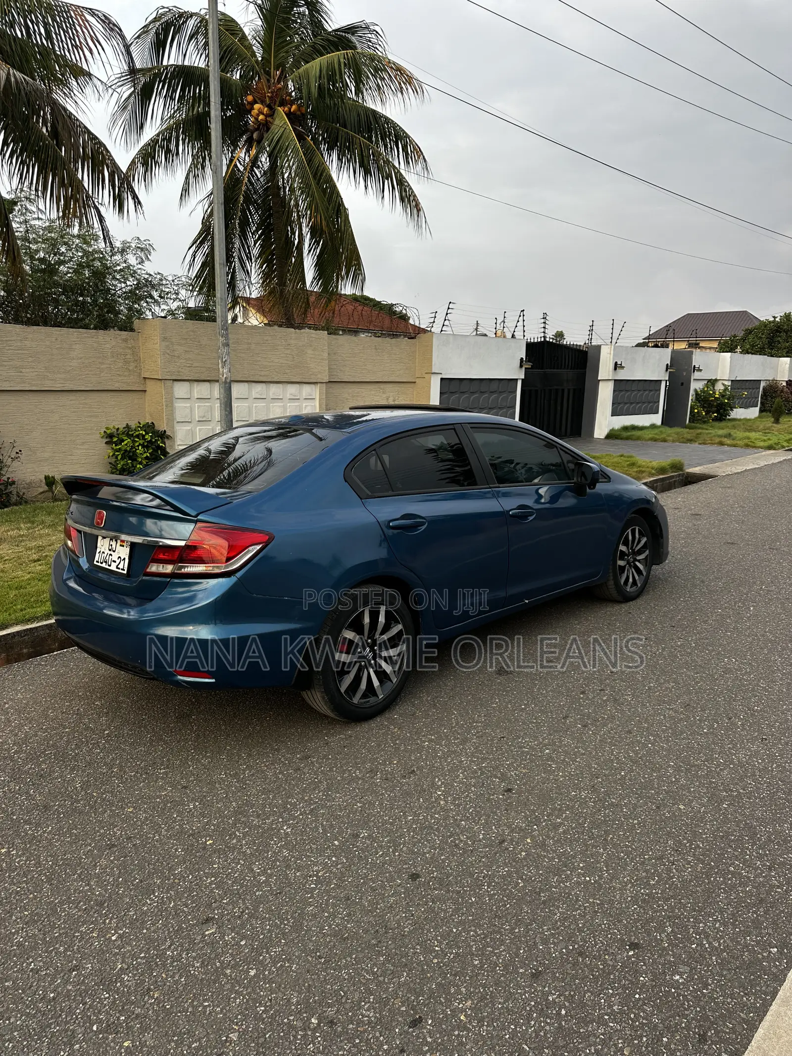 Honda Civic EX-L 4dr Sedan (1.8L 4cyl CVT) 2015 Blue