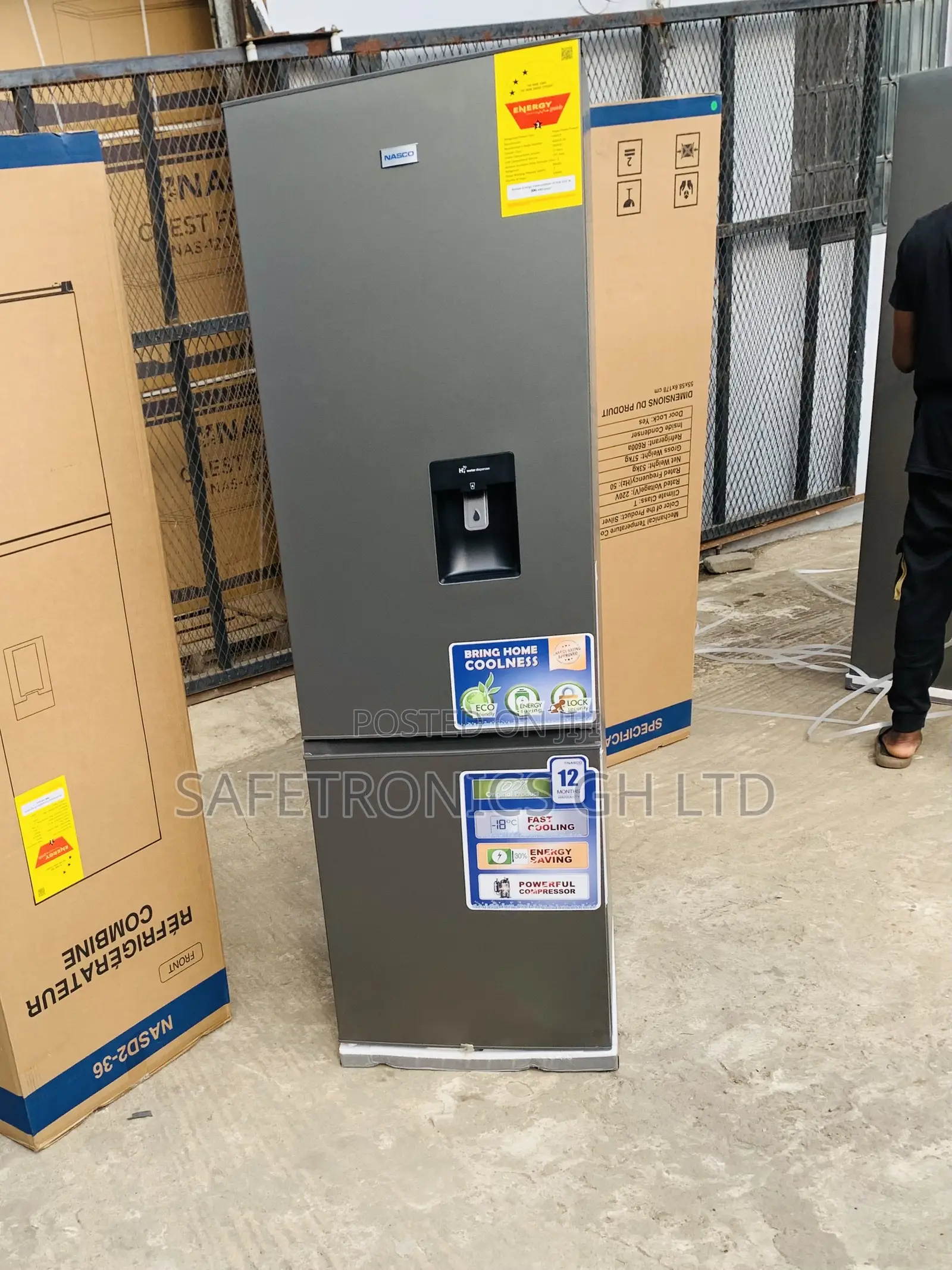 Great Offense on Nasco 260L Double Door Fridge – (Nasd2-36)