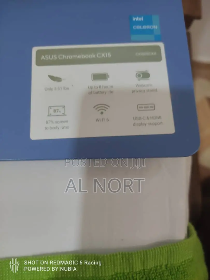 Laptop Asus Chromebook CX5 4GB Intel Celeron eMMC 640GB