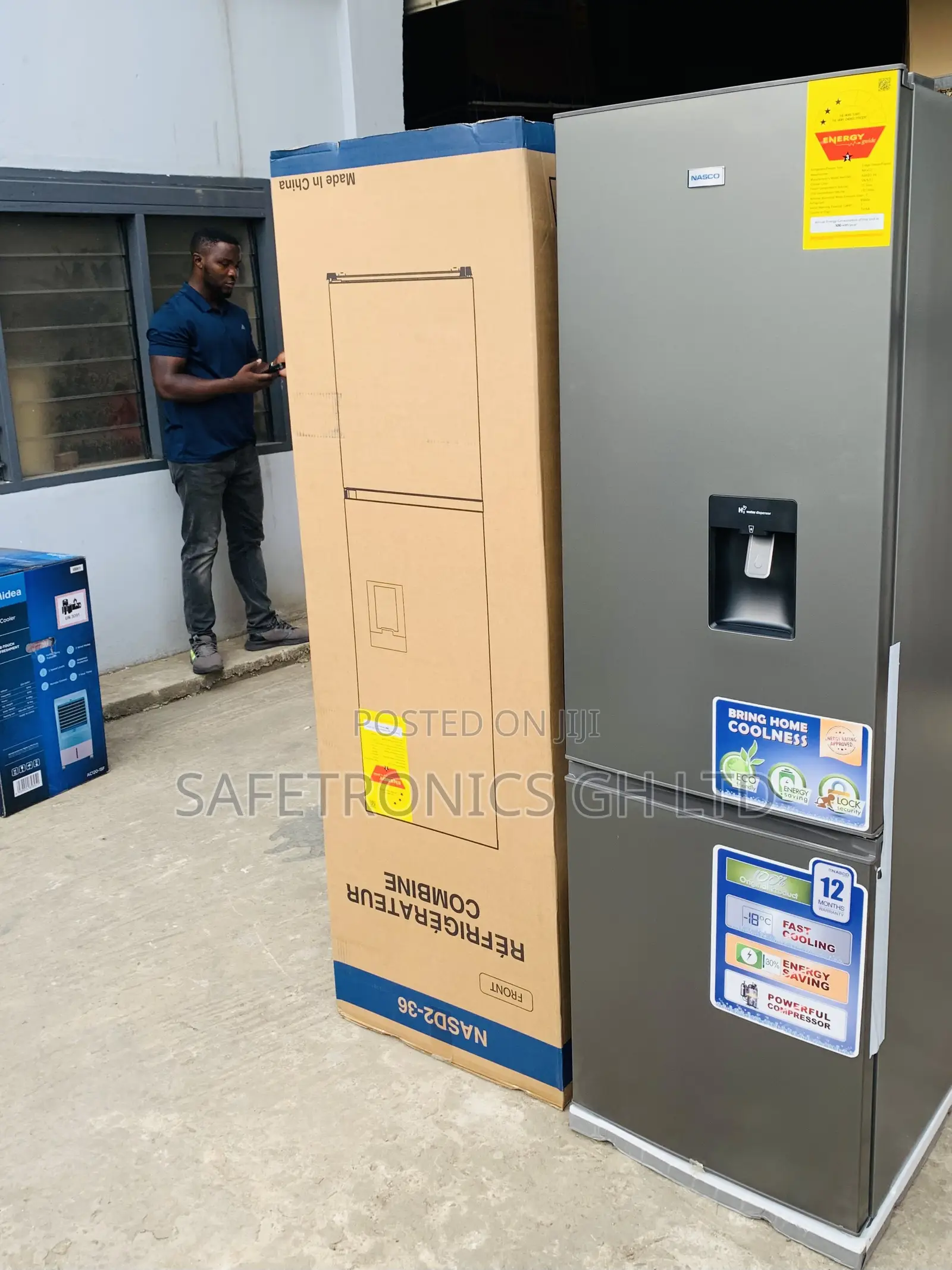 Duration Fast Nasco 260L Double Door Fridge – (Nasd2-36)