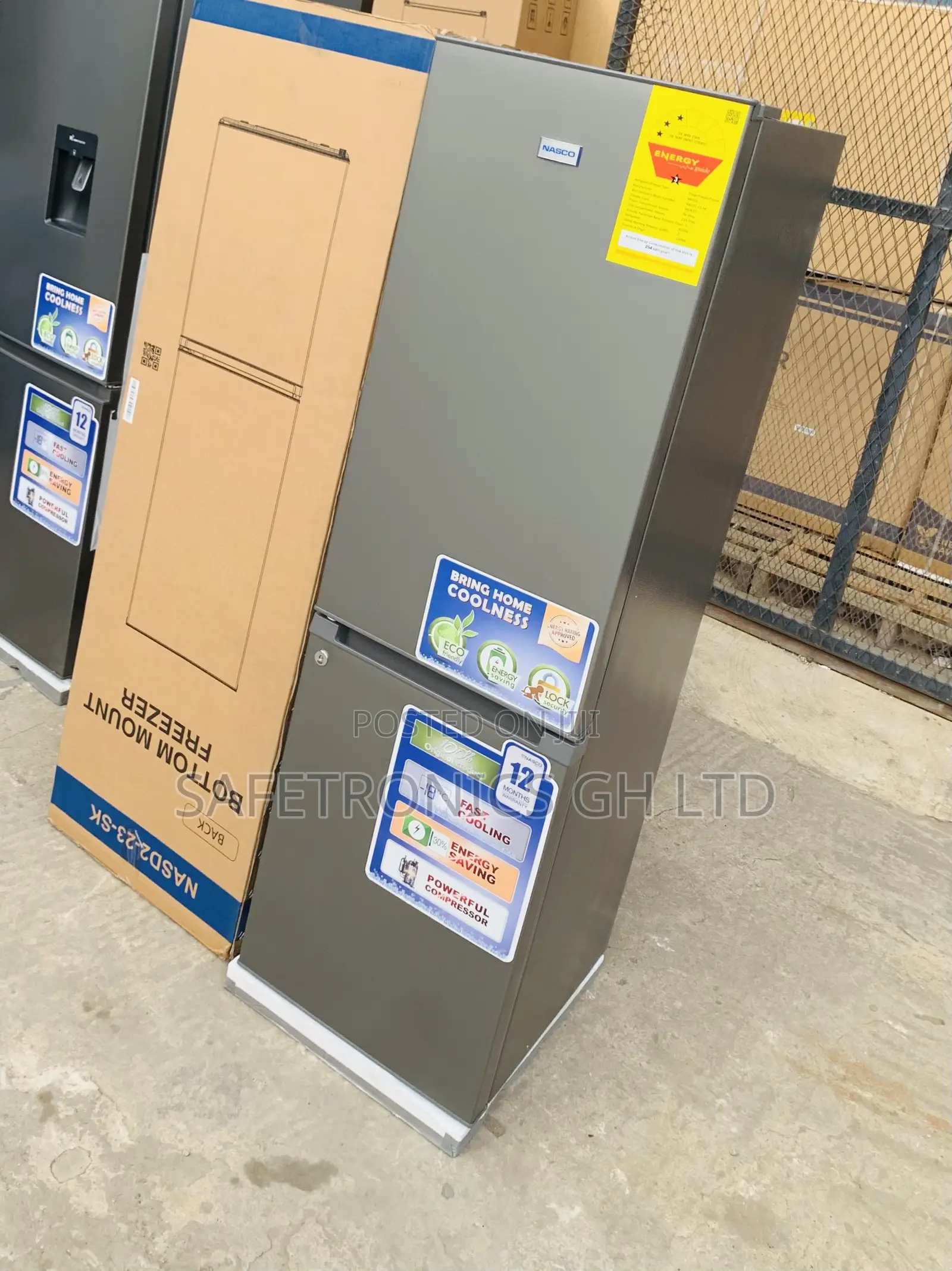 Super New Nasco 170 LTRS Bottom Mount Refrigerator (NASD2-23-SK)