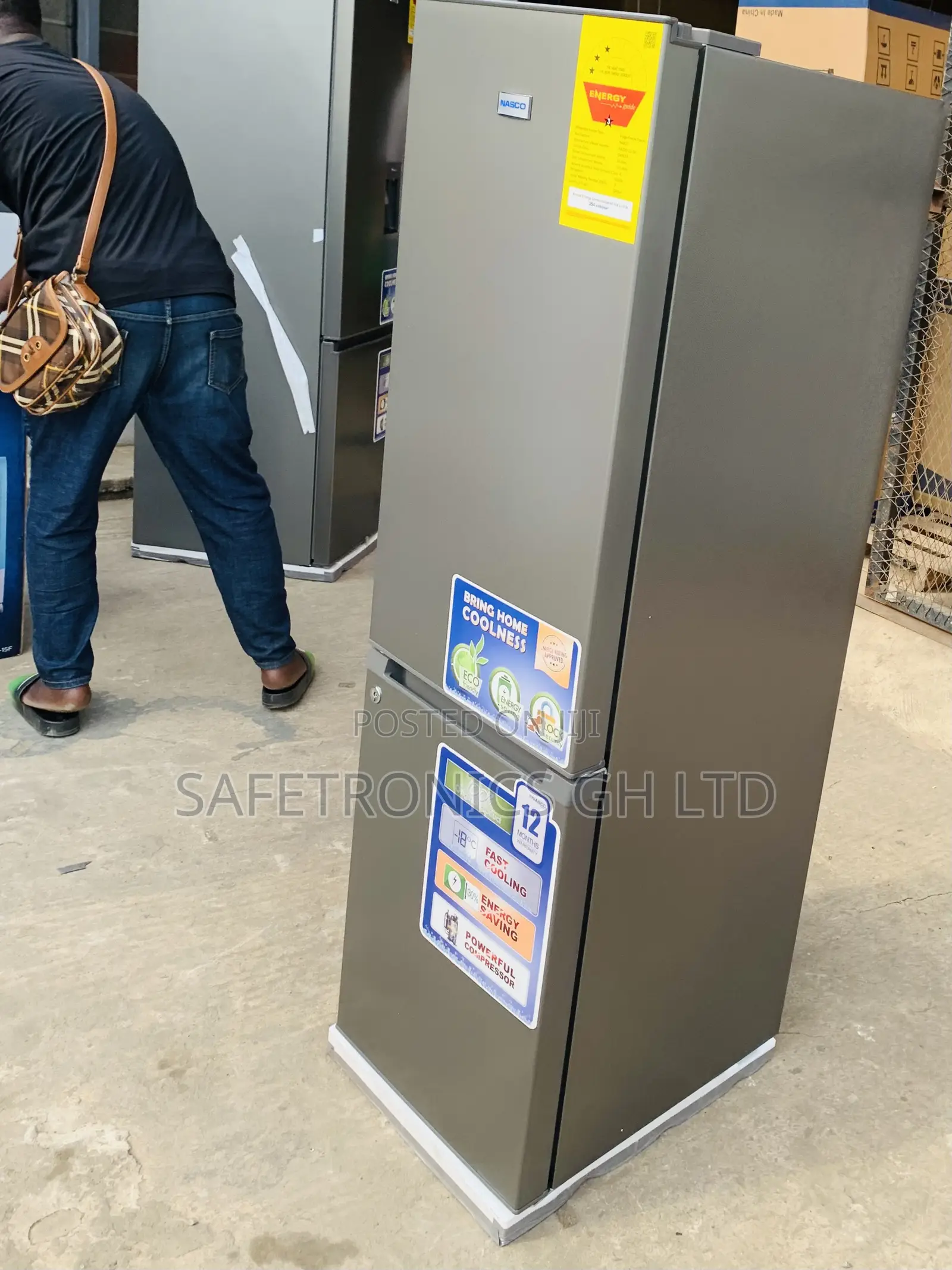 Get Affordable Nasco 170 LTRS Bottom Mount Refrigerator (NASD2-23-SK)