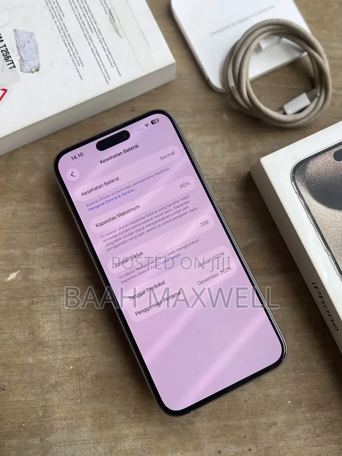 Apple iPhone 15 Pro Max 256 GB Silver