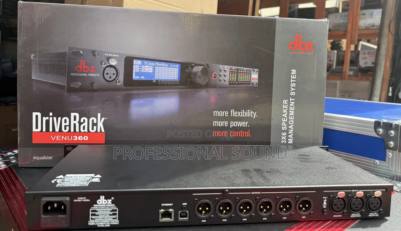 DBX DriveRack VENU360, a 3-Input, 6-Output Digital
