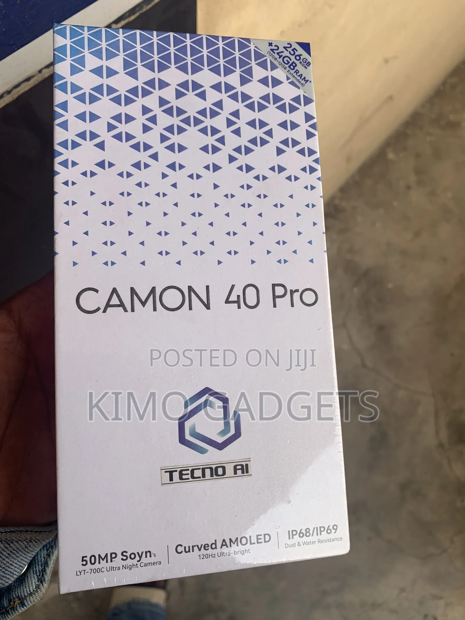 New Tecno Camon 40 Pro 5G 256 GB Gray