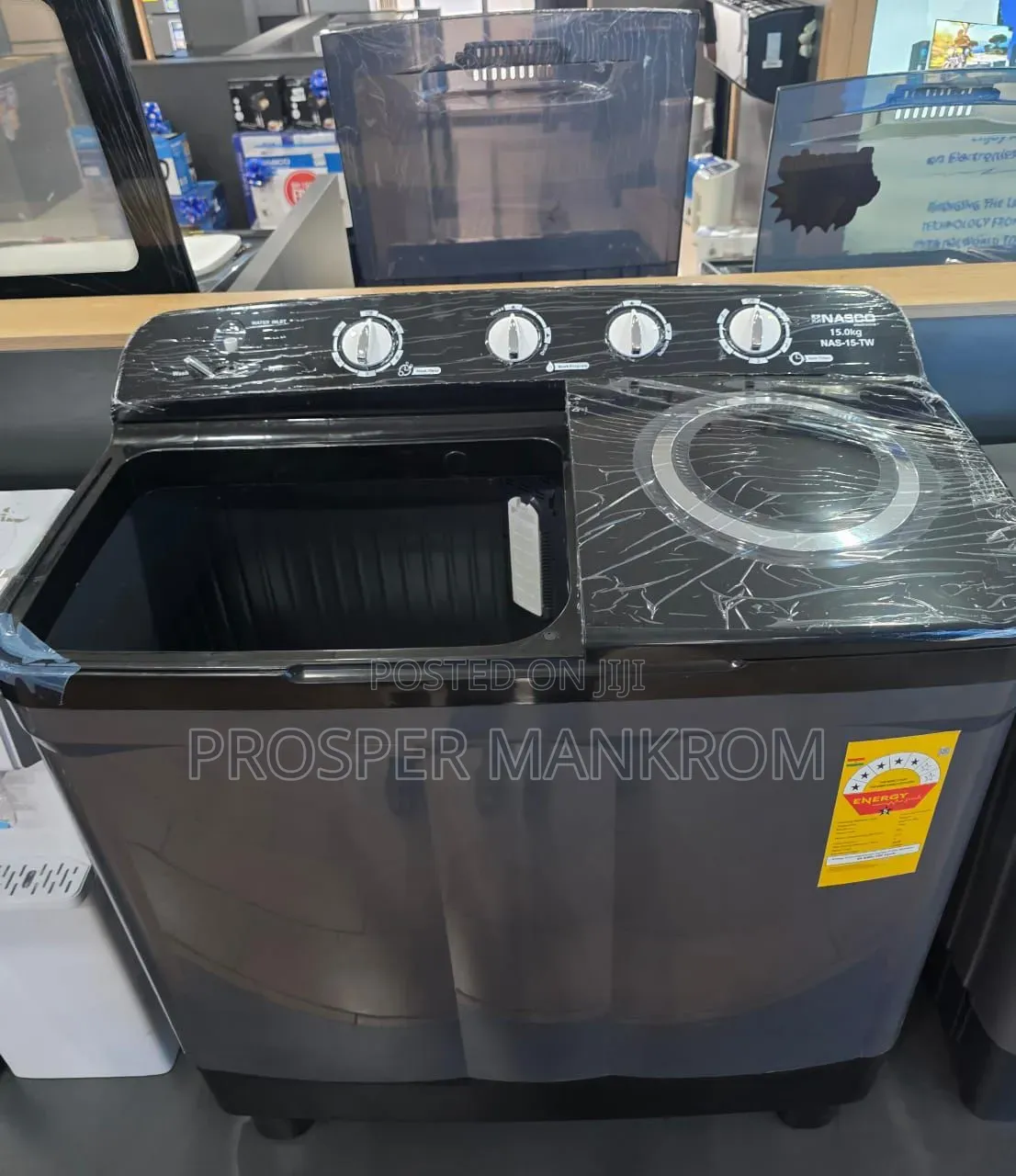 Nasco 15 KG Semi Auto Washing Machine
