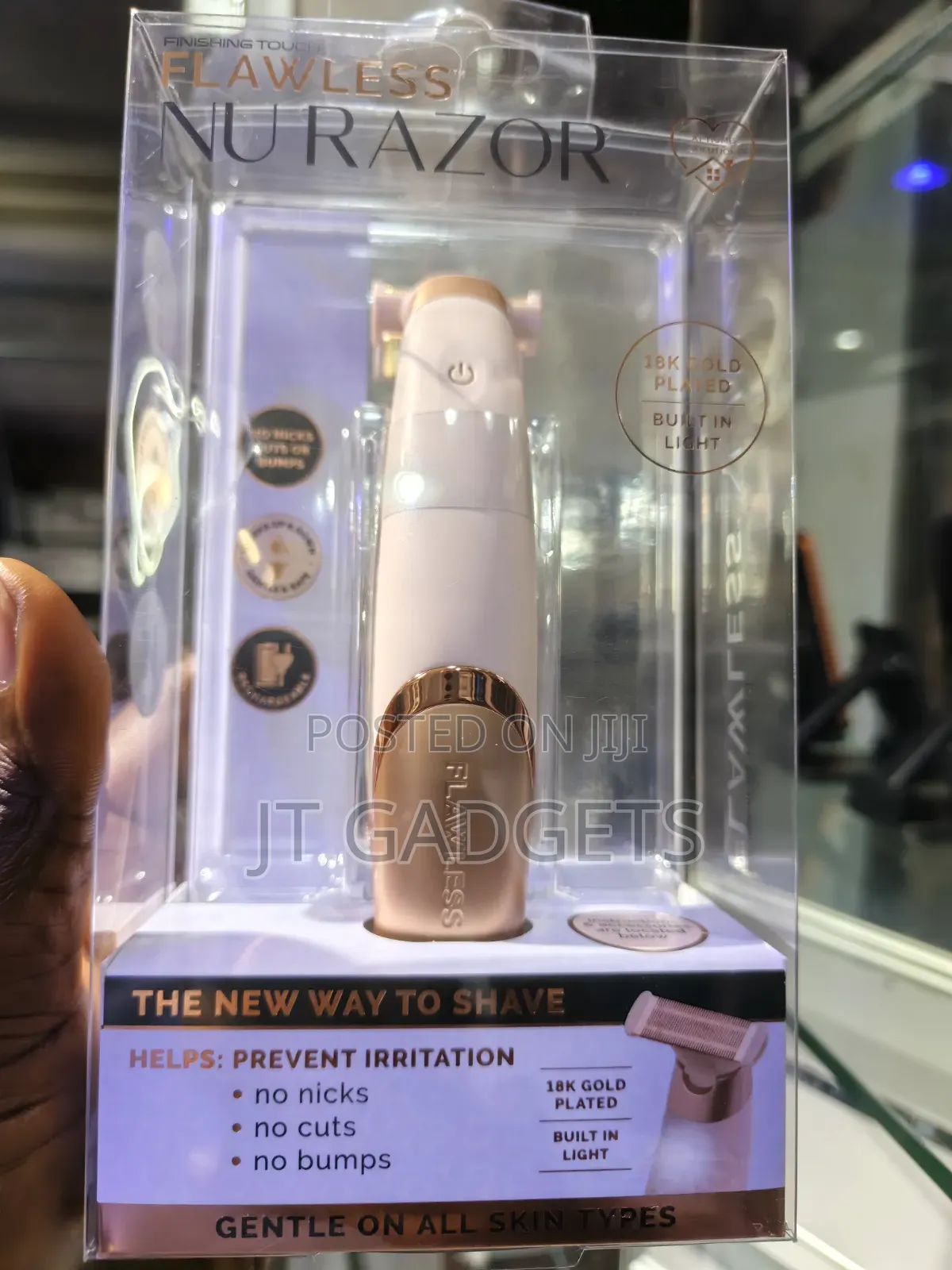 Hair Clipper - Finishing Touch Flawless Nu Razor