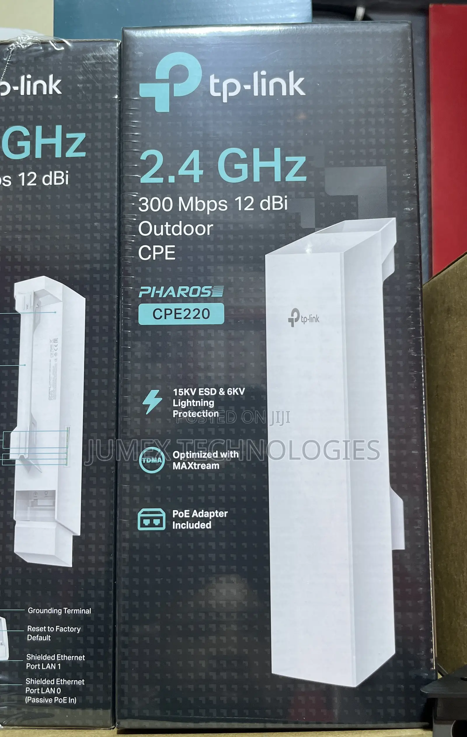 TP-Link CPE220 Access Point 2.4GHZ 300 MBPS 12 dBi Outdoor CPE