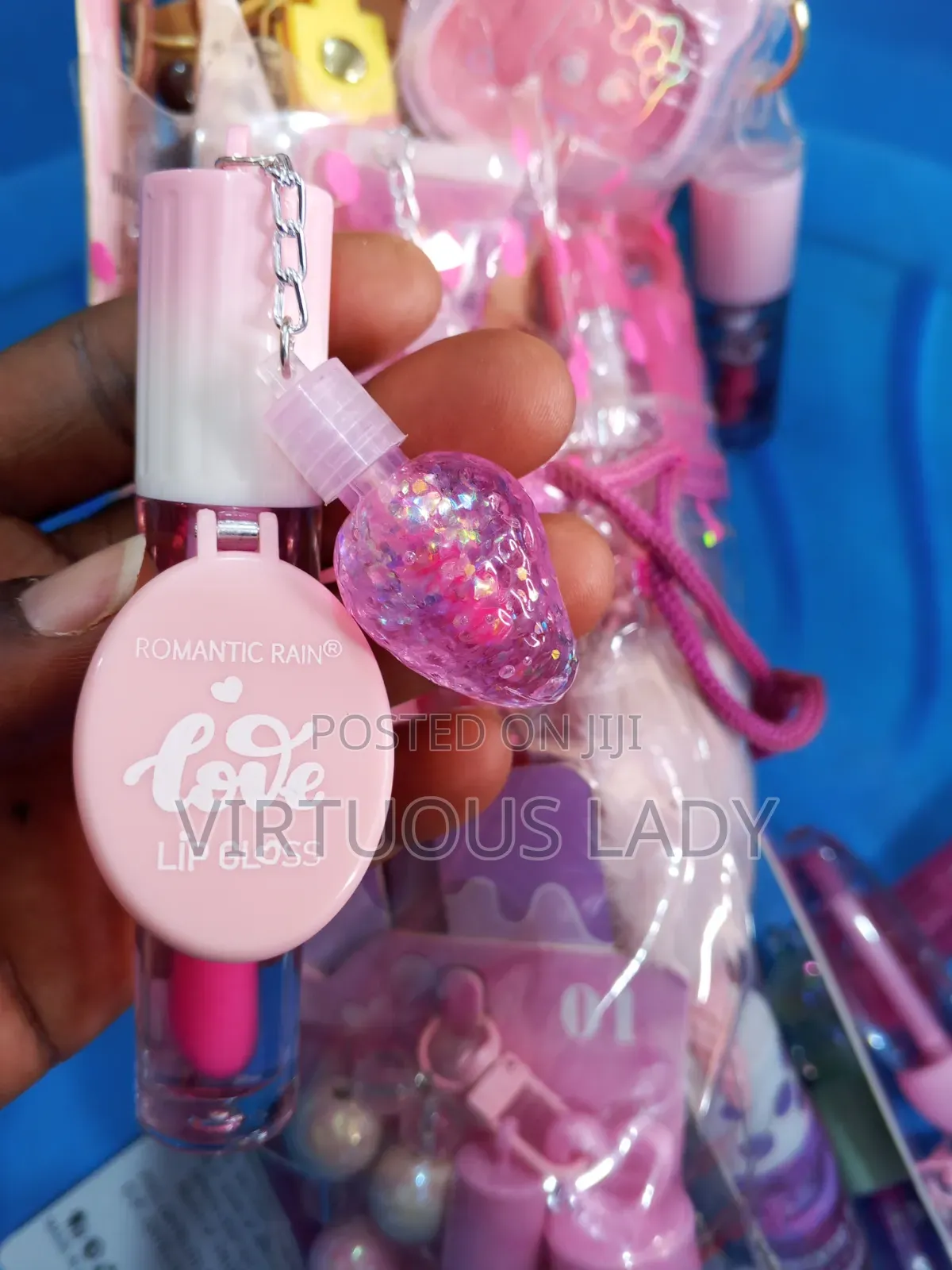 Ladies 3in1 Lip Gloss With Nice Flavours and Holders