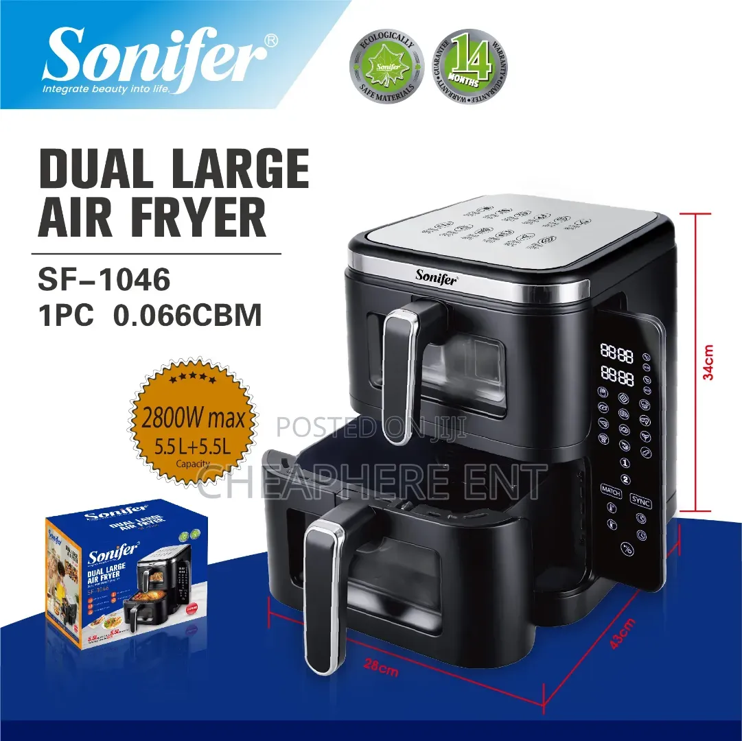 Sonifer Dual Large Air Fryer