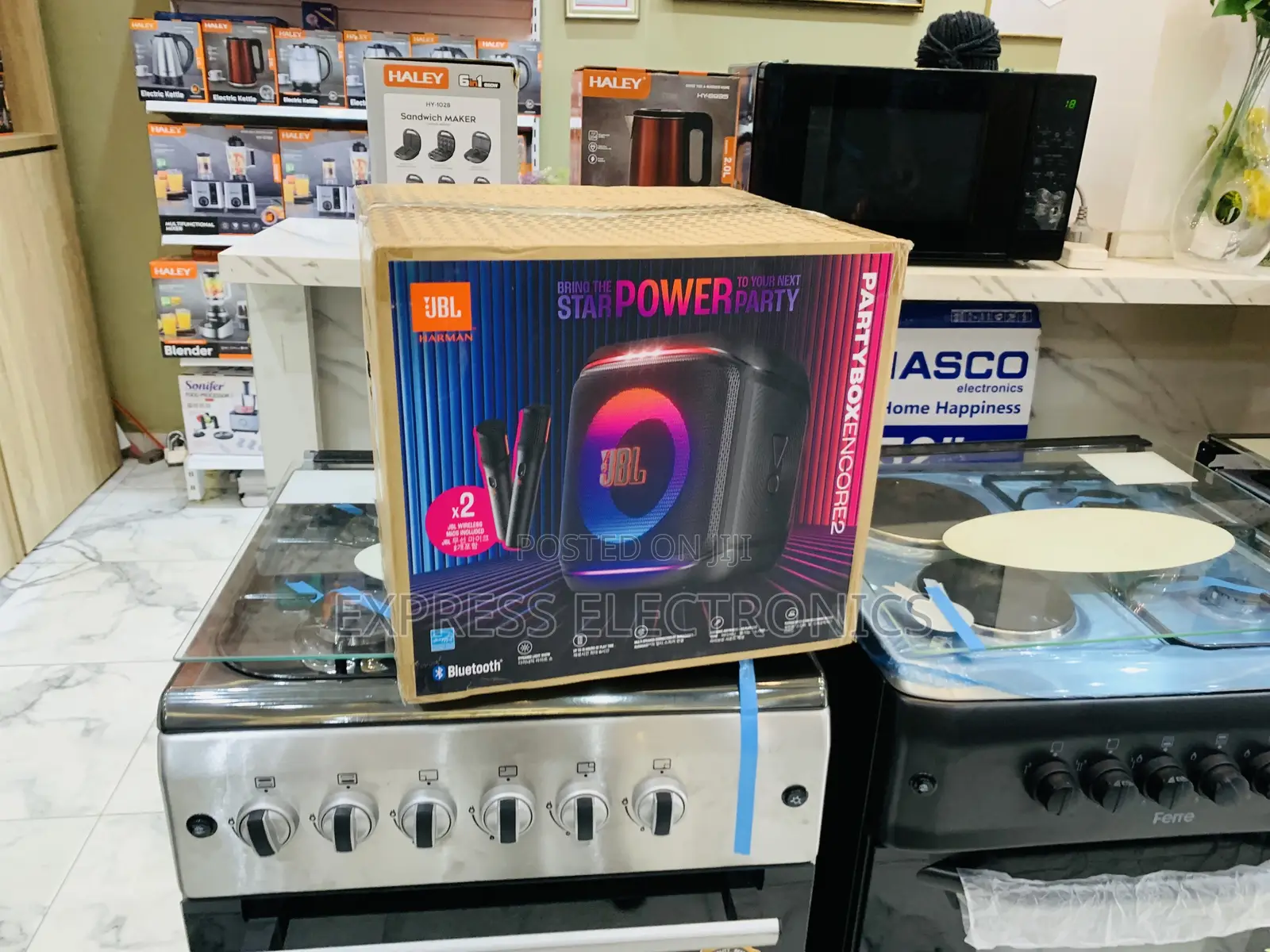 Call for JBL PartyBox Encore 2 Portable Party Speaker With 2 Mics