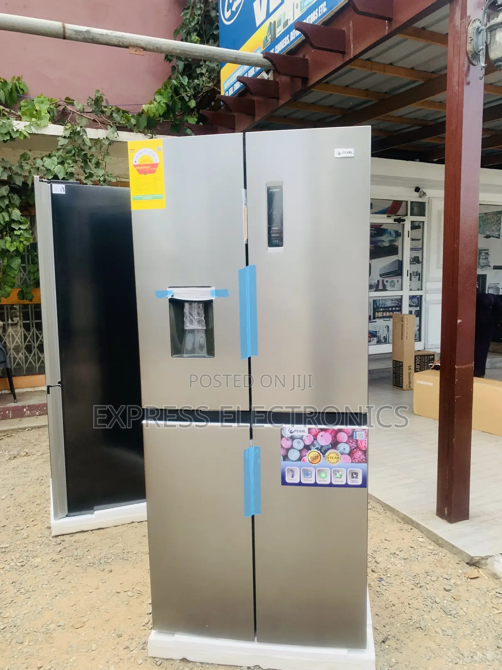Pearl 421L Bottom Freezer + Dispenser - PF-613MDIXWD-1A