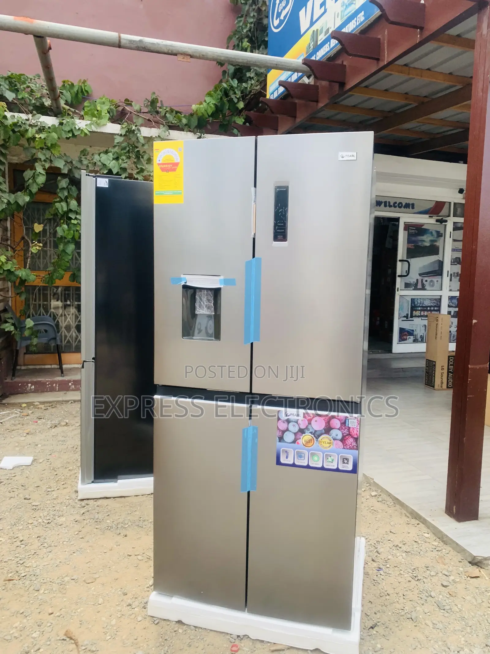 Pearl 421L Bottom Freezer + Dispenser - PF-613MDIXWD-1A